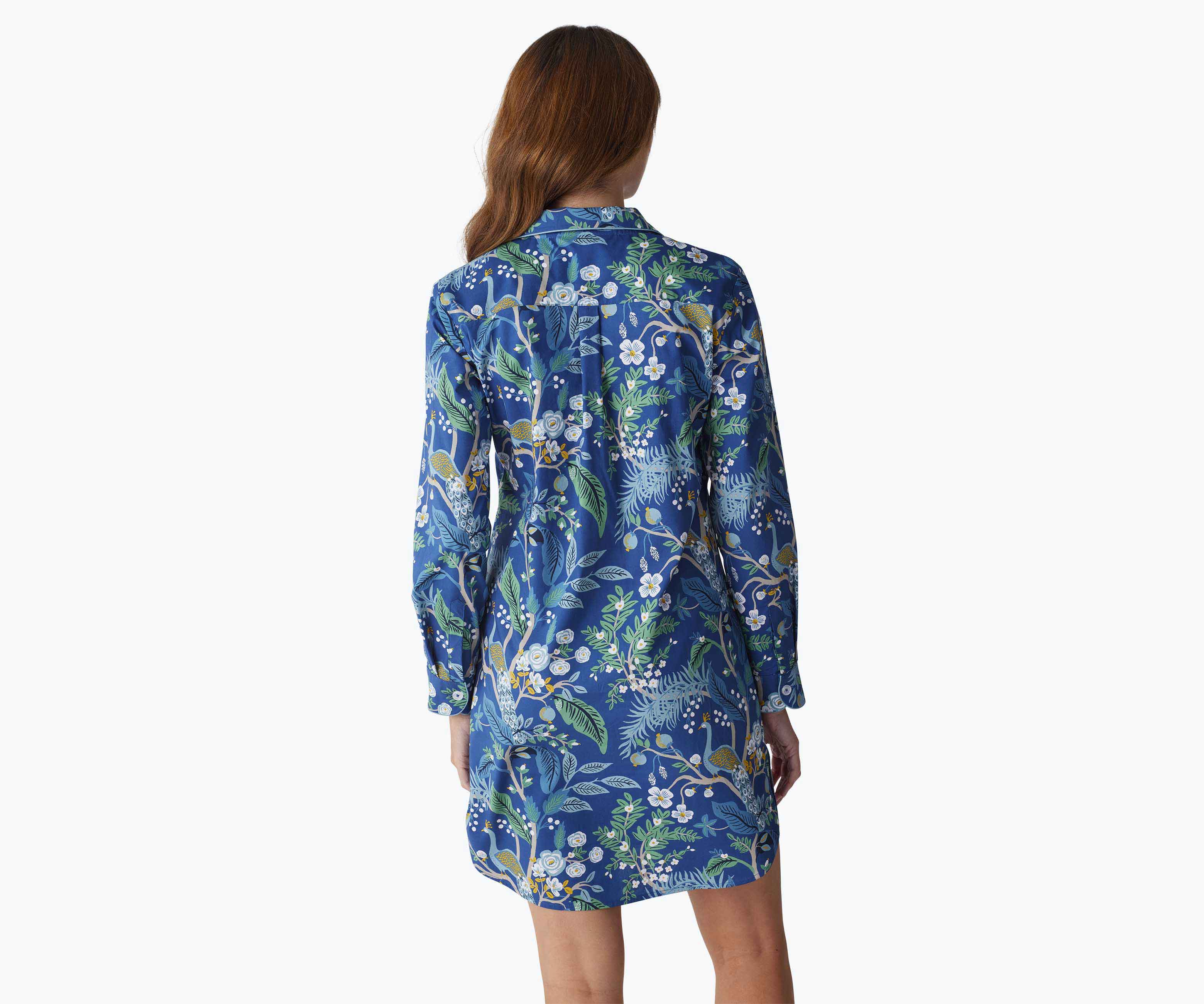 Poplin Nightshirt - Peacock - Image 6