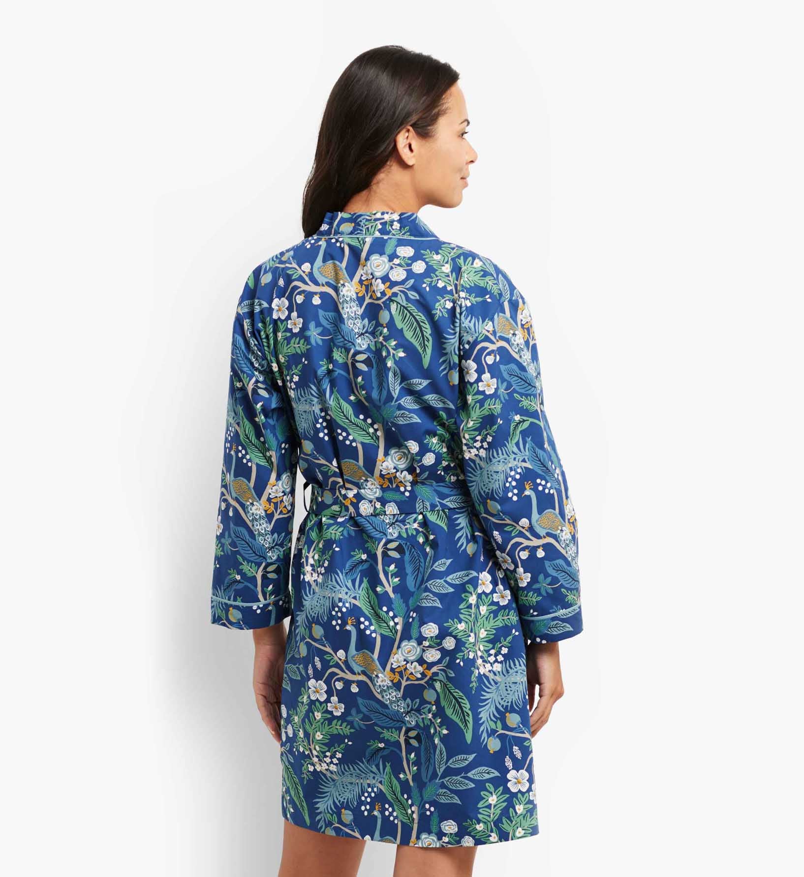 Poplin Robe - Peacock - Image 2