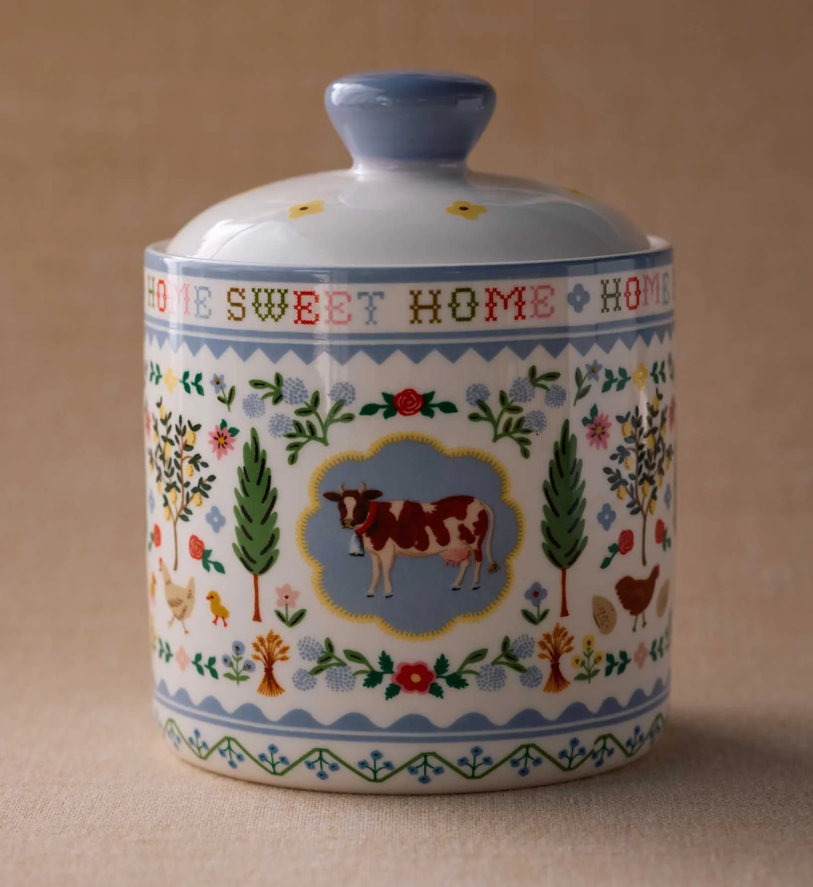 Porcelain Canister - Home Sweet Home - Image 2