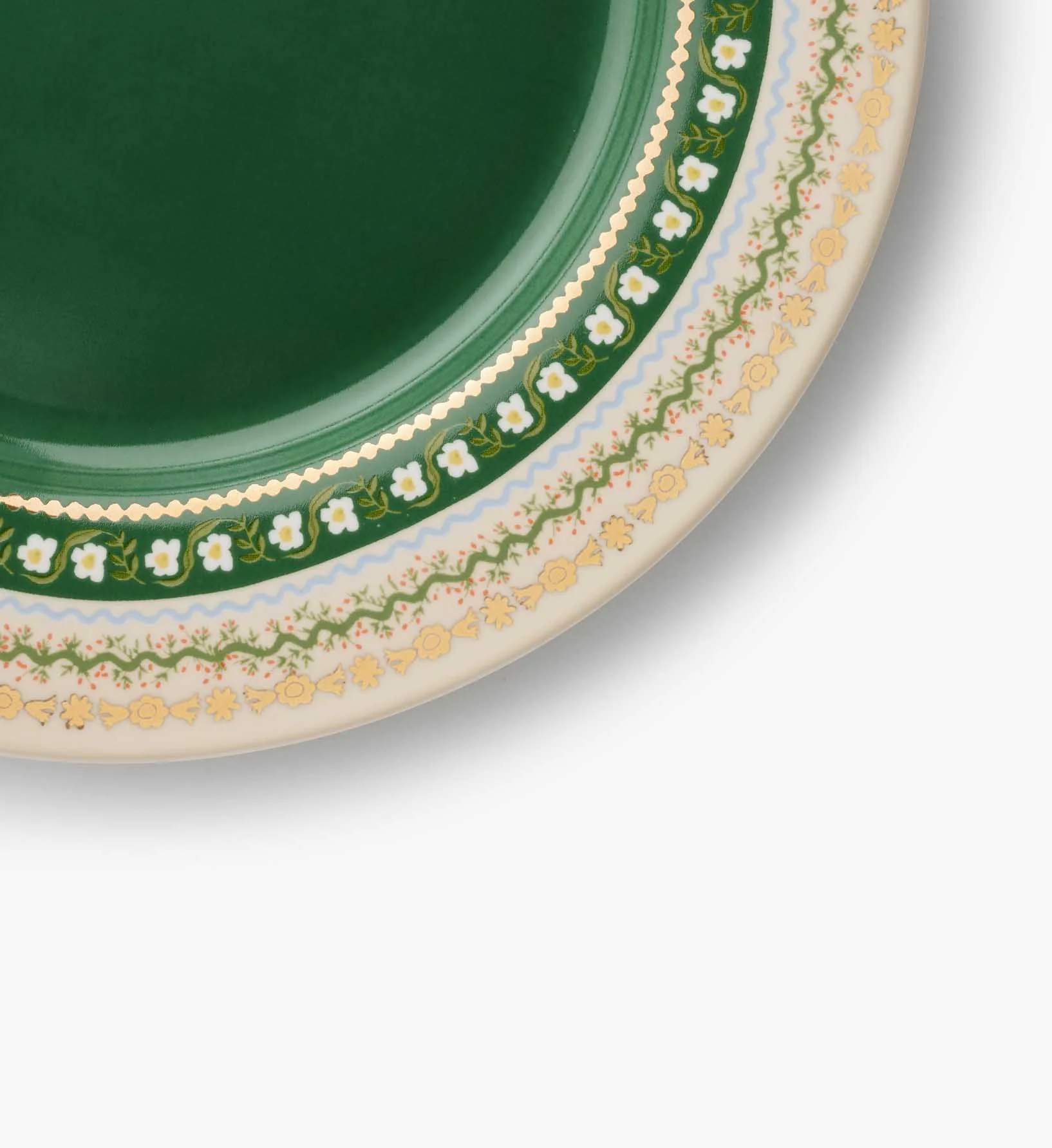 Porcelain Dessert Plate Set - Delphine - Image 3