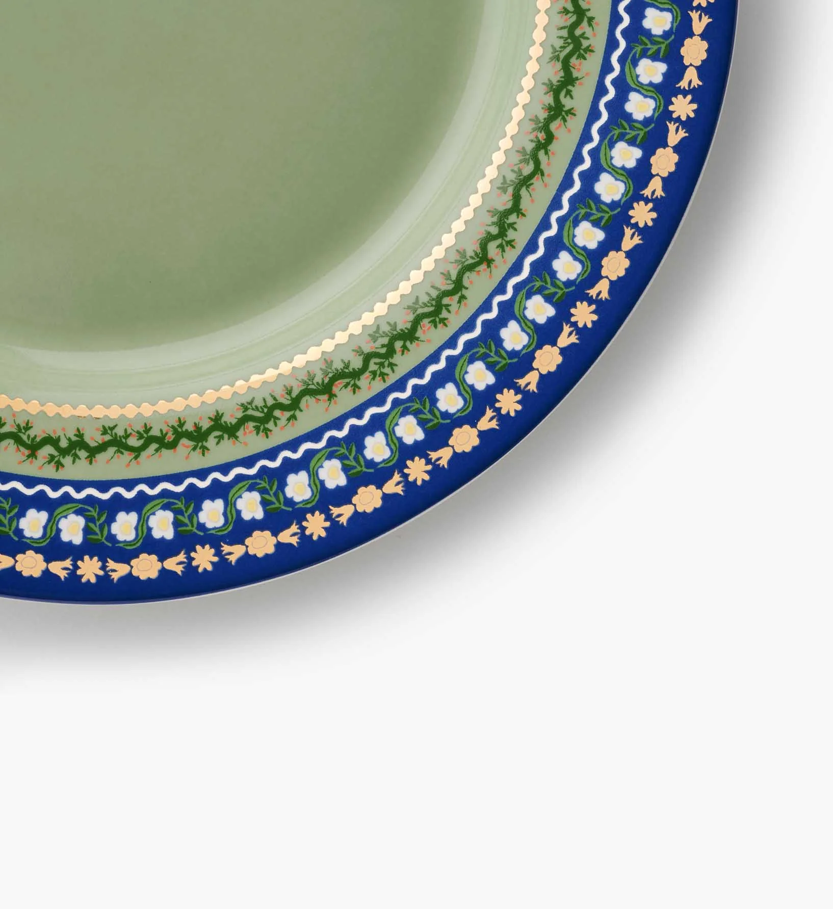 Porcelain Dessert Plate Set - Delphine - Image 4