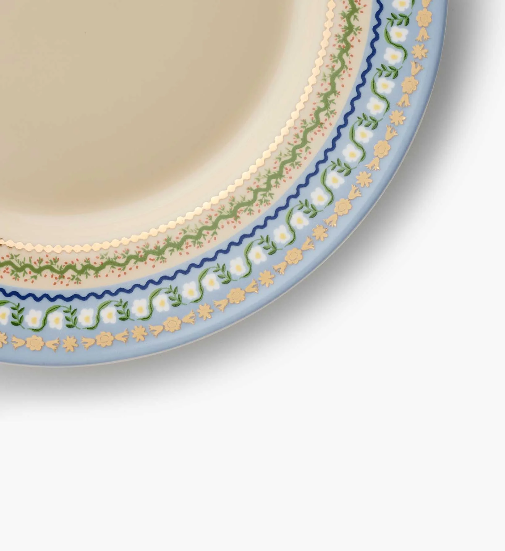 Porcelain Dessert Plate Set - Delphine - Image 5