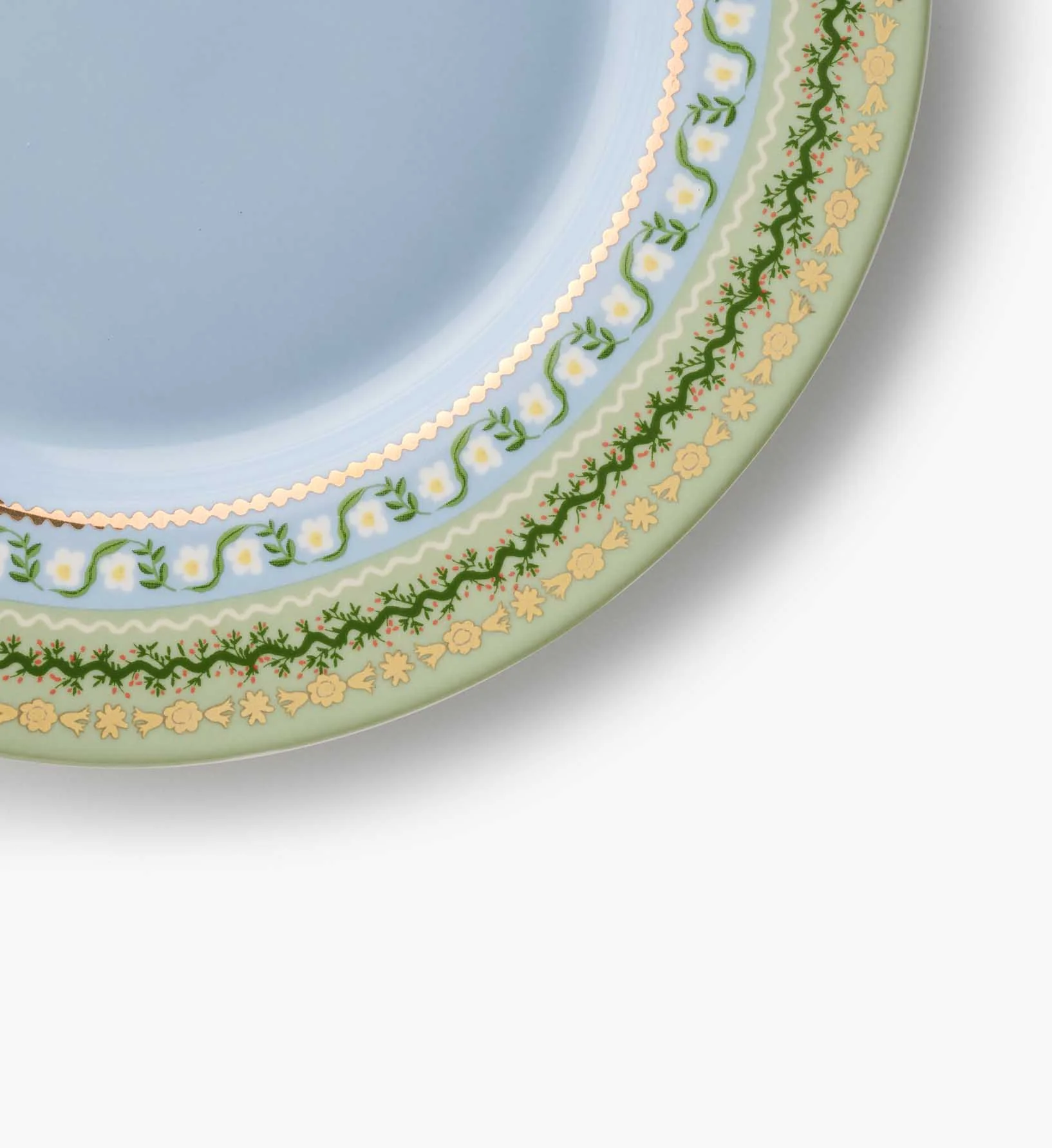 Porcelain Dessert Plate Set - Delphine - Image 6
