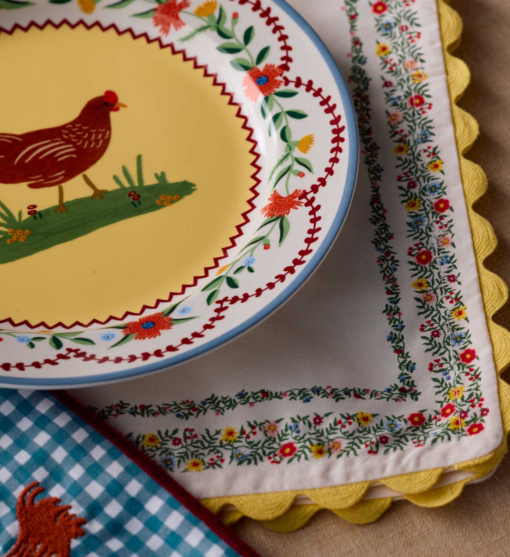Porcelain Dessert Plate Set - Home Sweet Home - Image 4