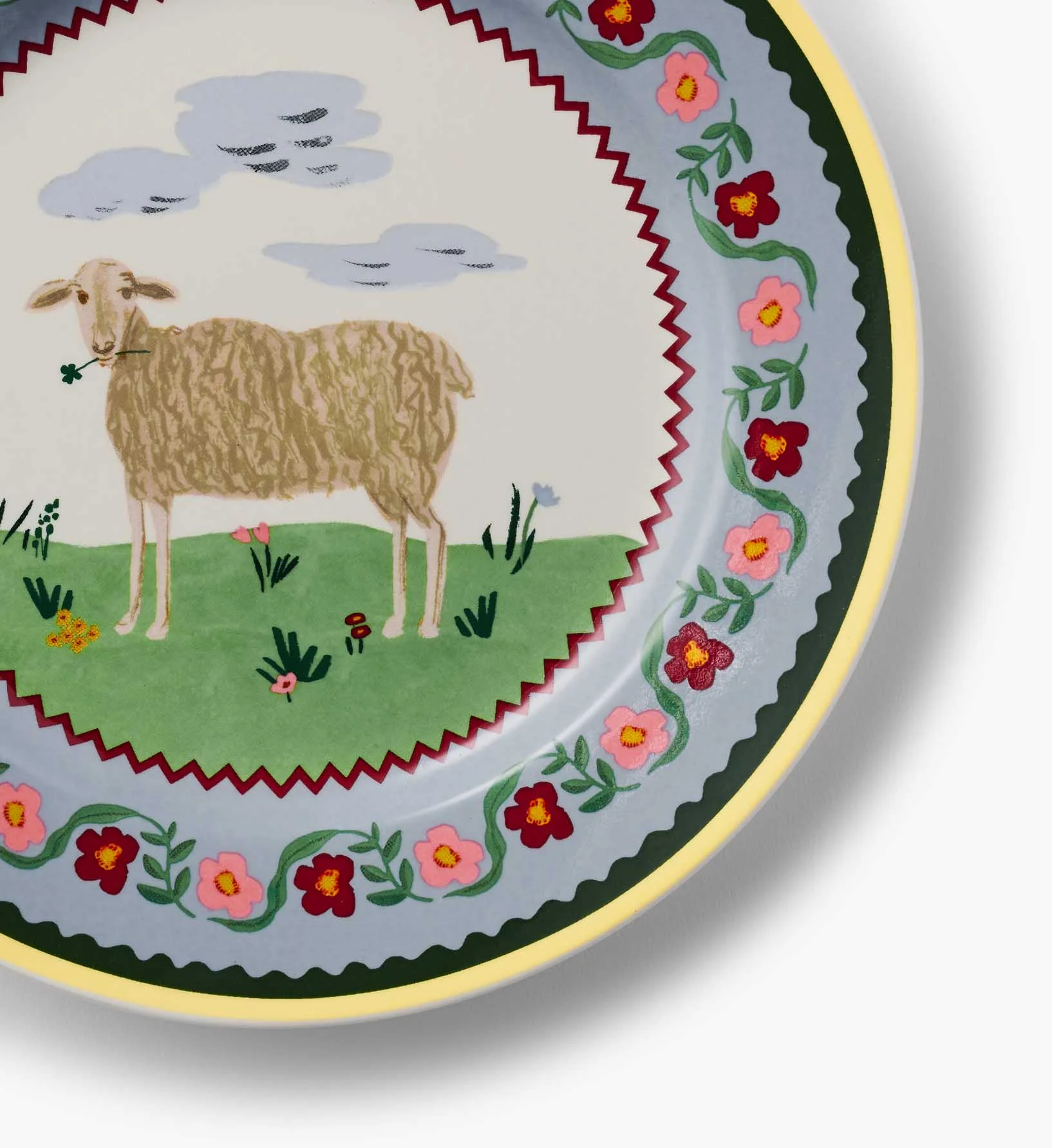 Porcelain Dessert Plate Set - Home Sweet Home - Image 8