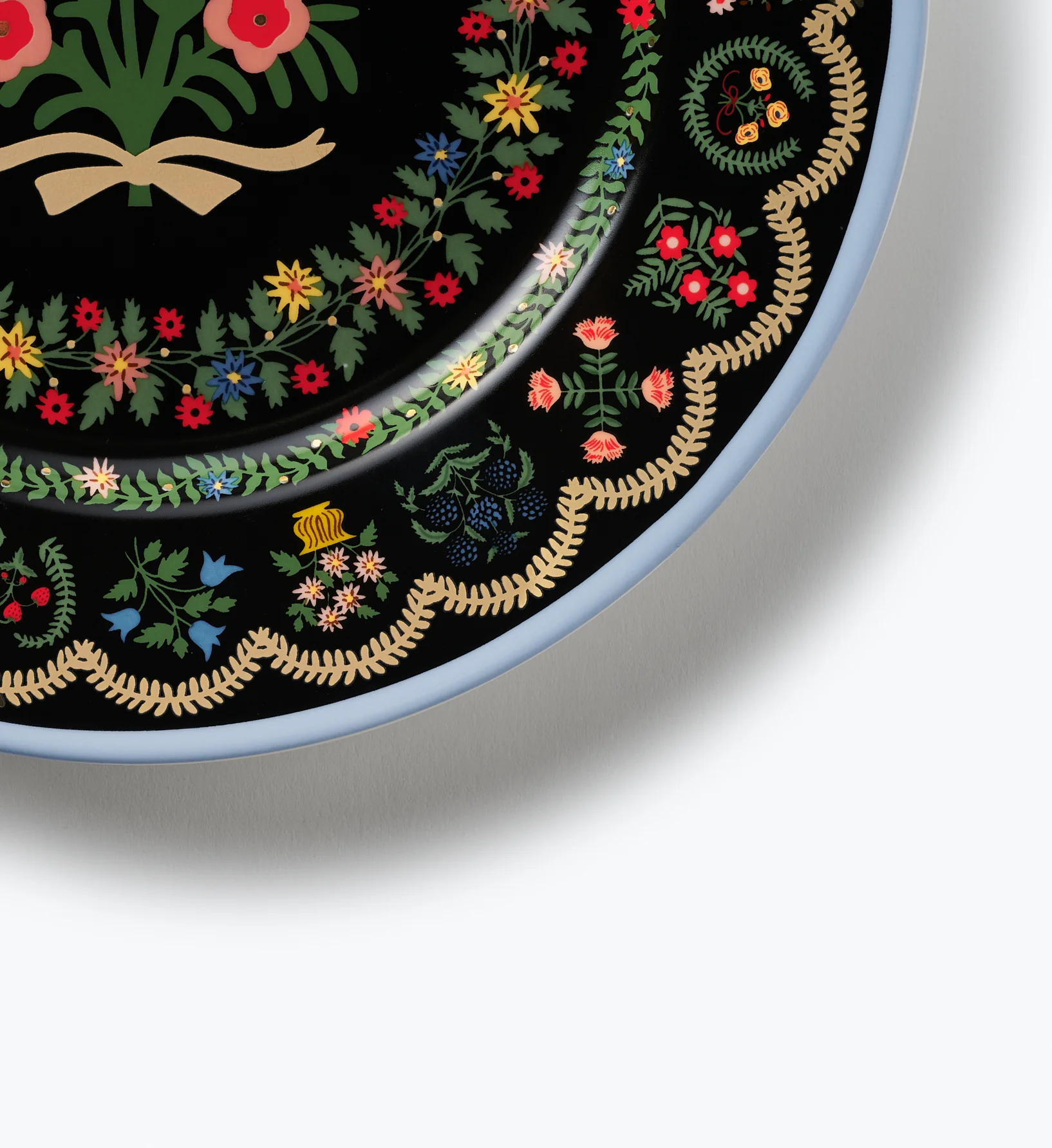 Porcelain Dessert Plate Set - Rosette - Image 5
