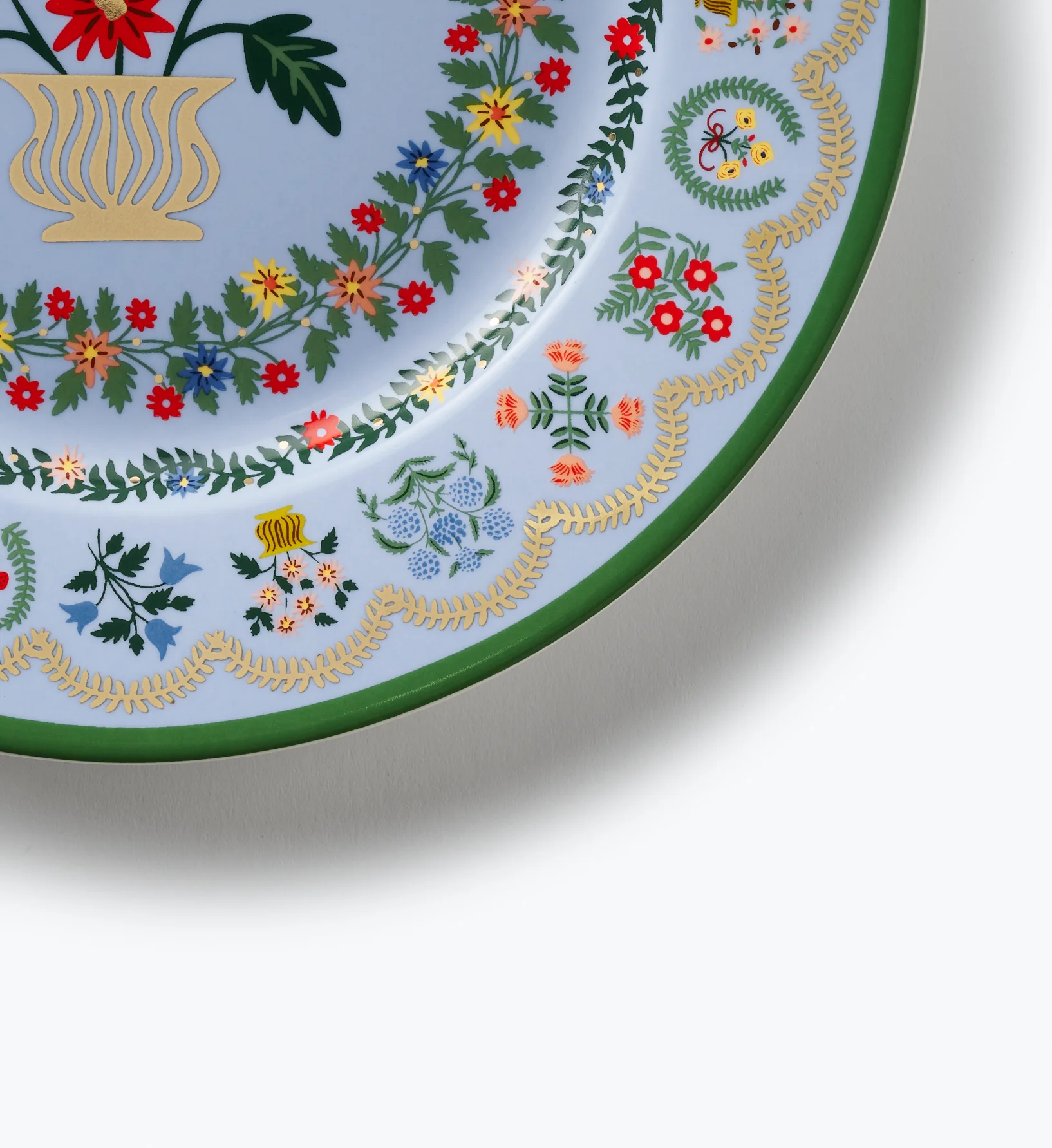 Porcelain Dessert Plate Set - Rosette - Image 6