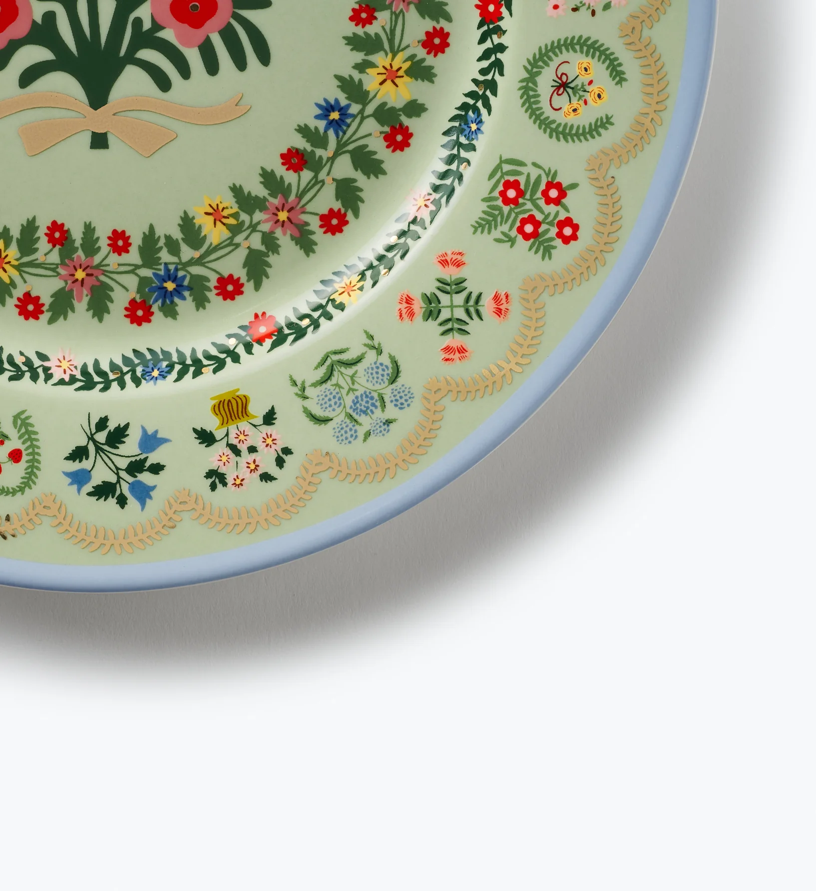 Porcelain Dessert Plate Set - Rosette - Image 7