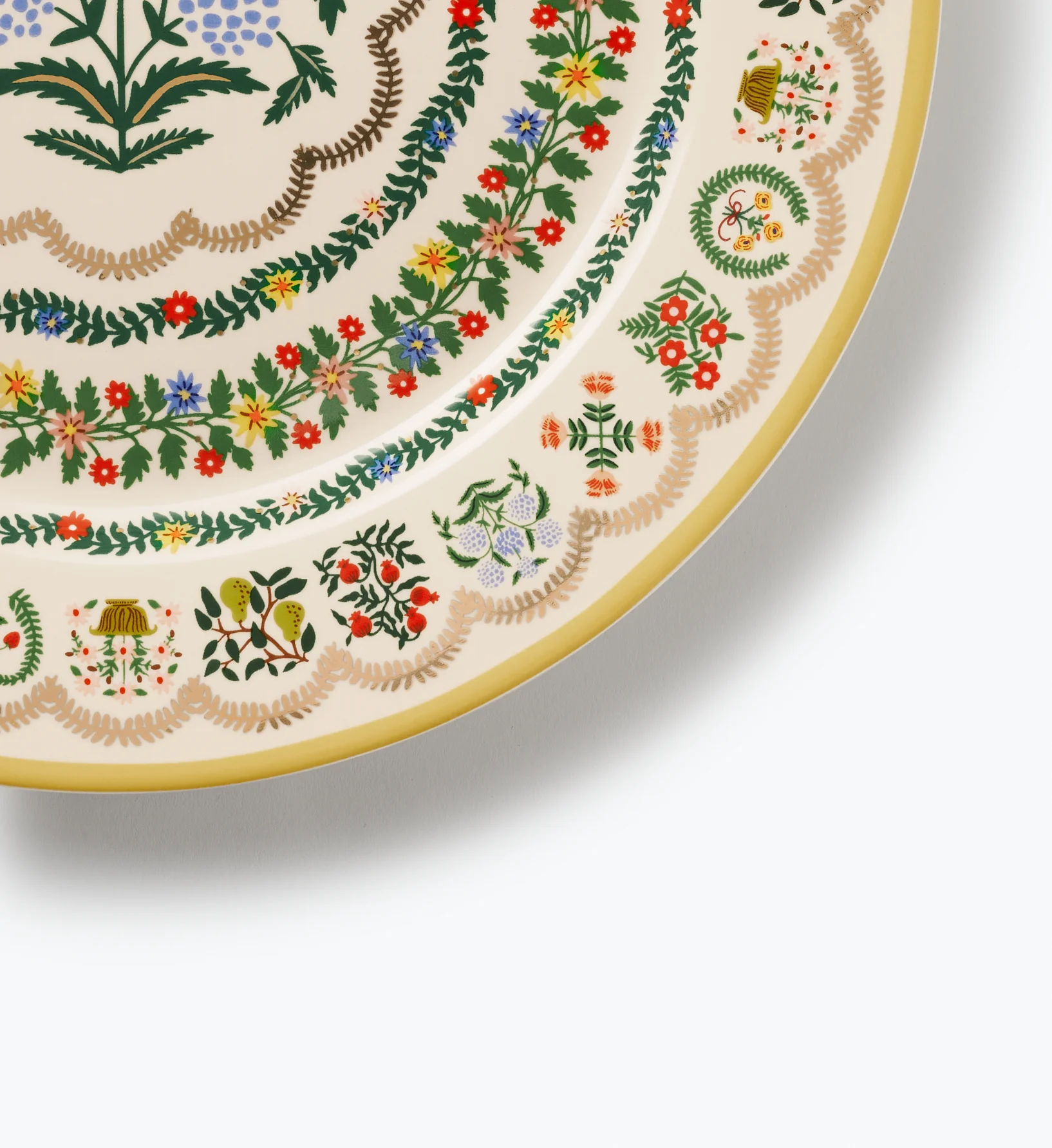 Porcelain Dinner Plate Set - Rosette - Image 4