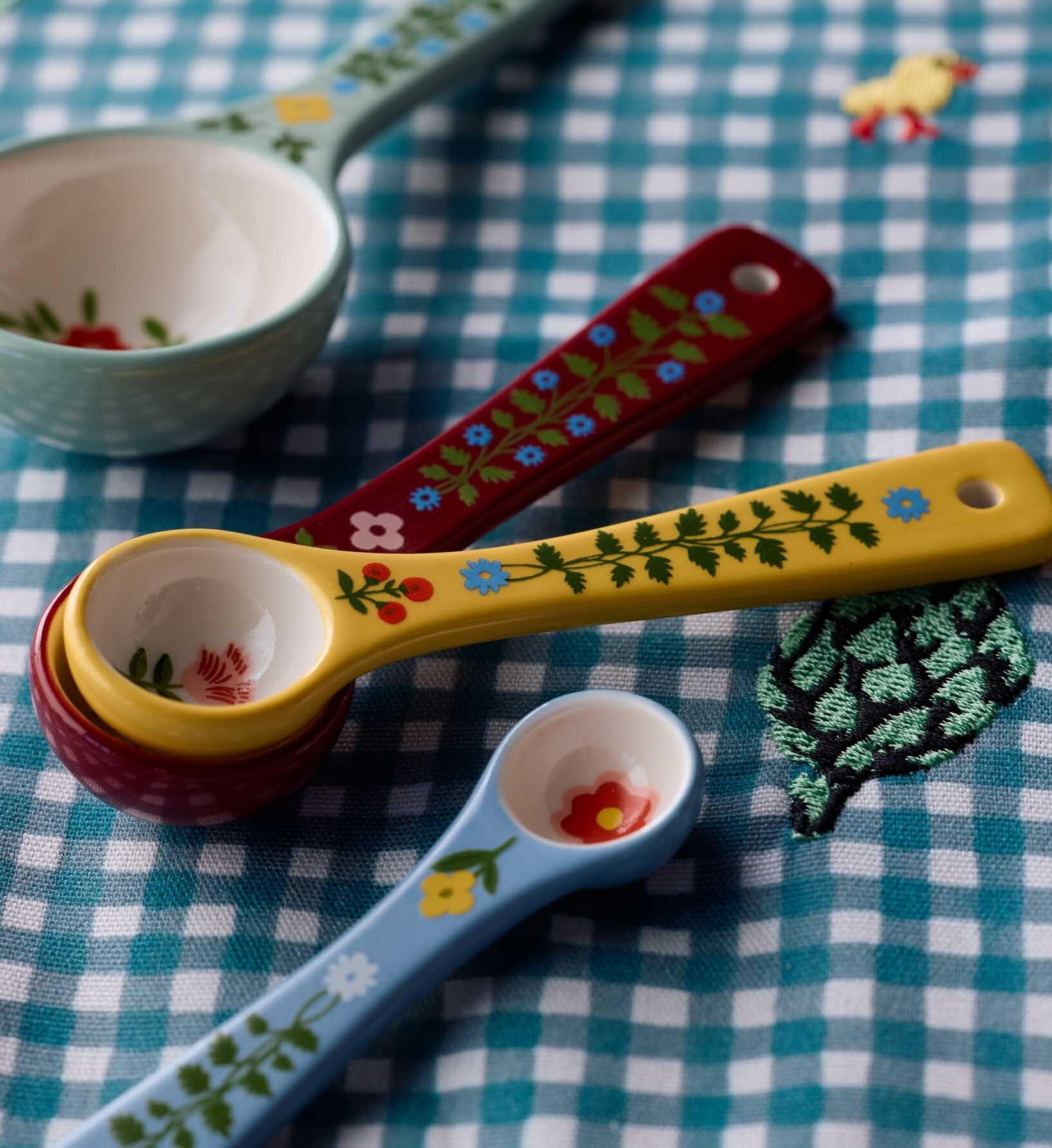 Porcelain Measuring Spoons - Home Sweet Home - Image 2