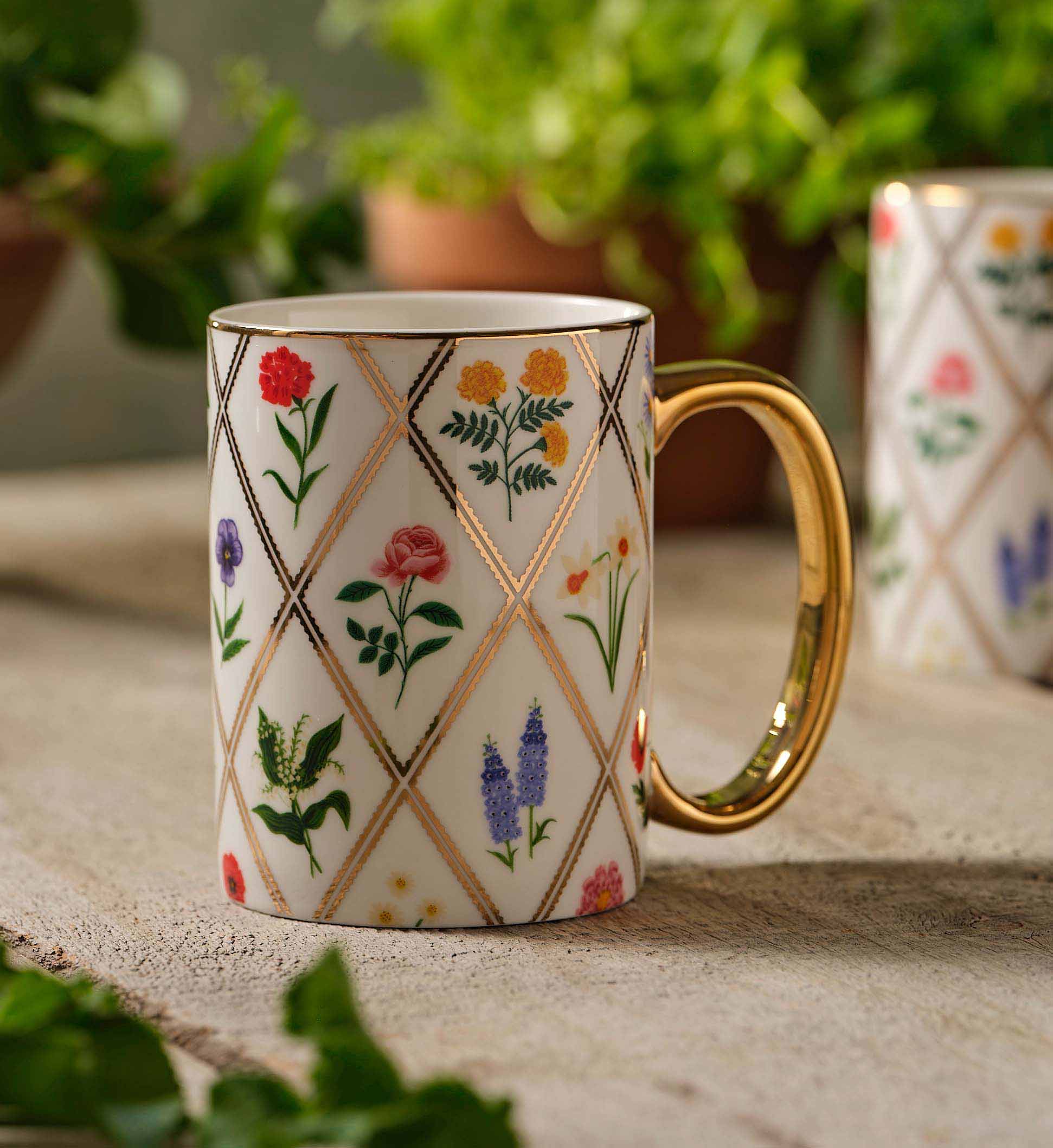 Porcelain Mug - Garden Study - Image 3