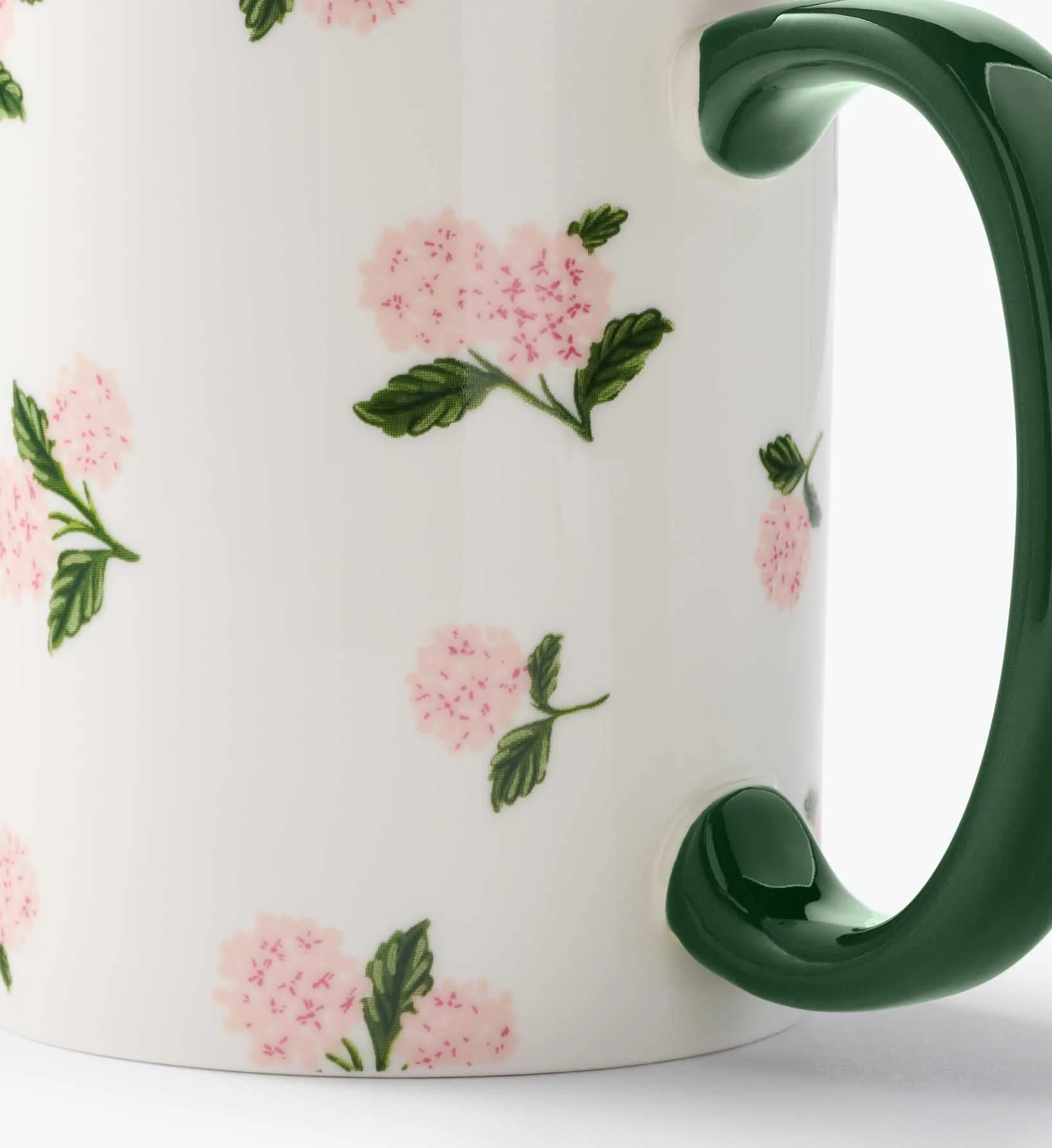 Porcelain Mug - Pink Hydrangea - Image 2