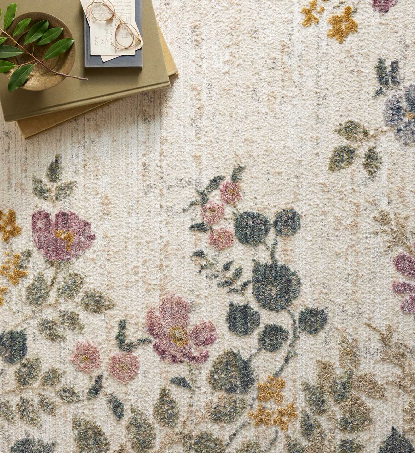 Provence Abbey Power-Loomed Rug - Ivory - Image 3
