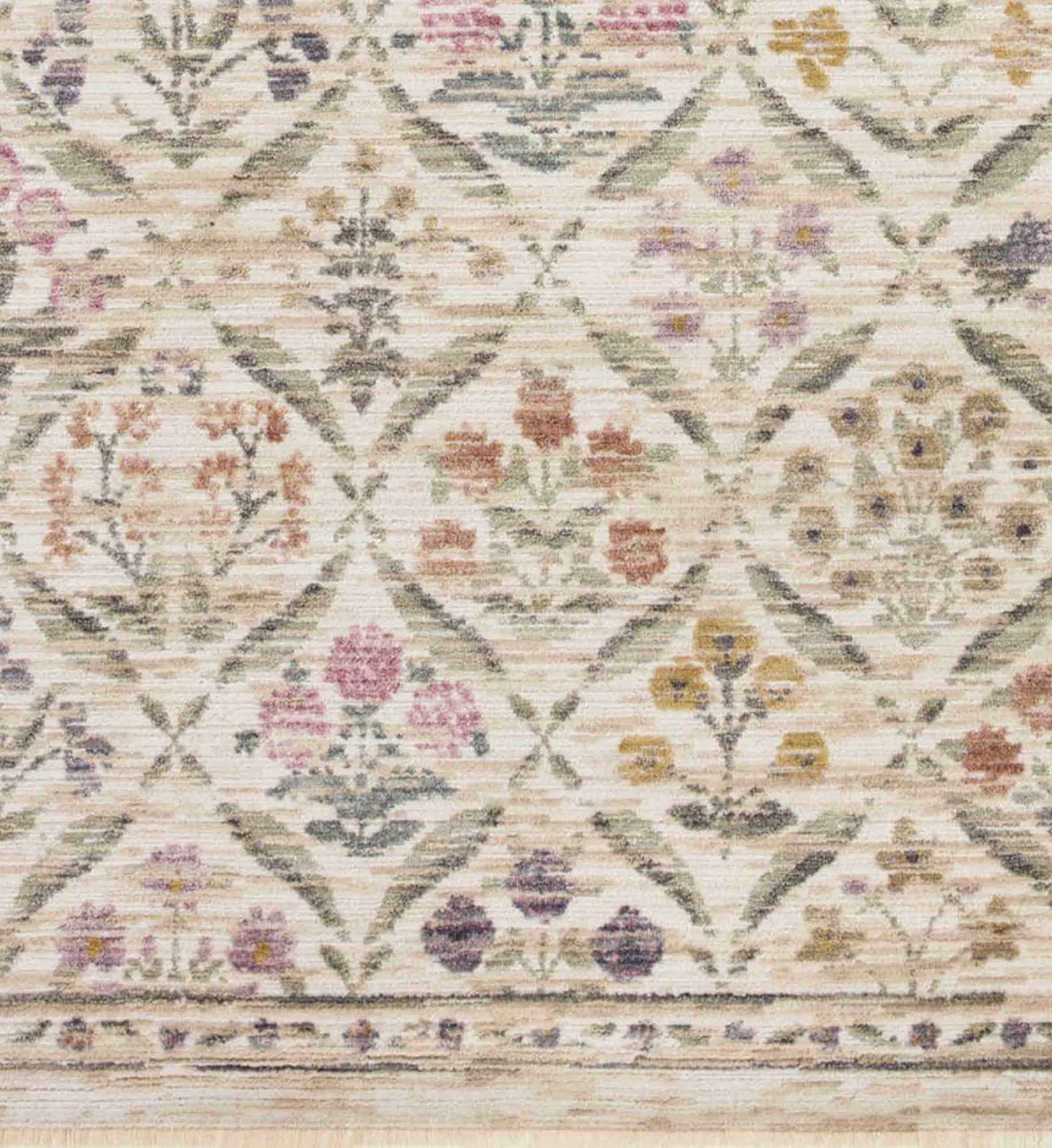 Provence Estee Power-Loomed Rug - Ivory - Image 2