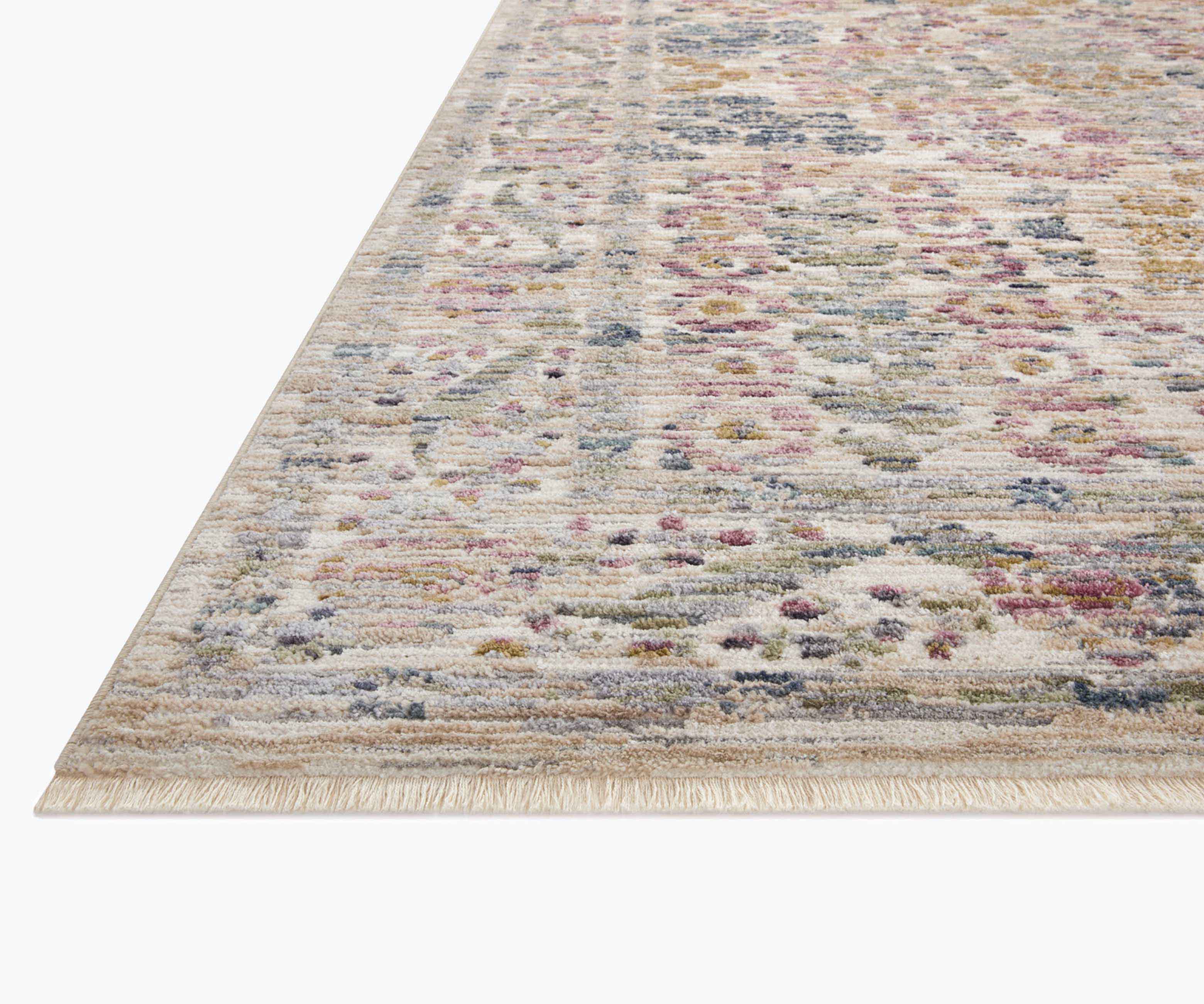 Provence Fleur Power-Loomed Rug - Ivory - Image 4
