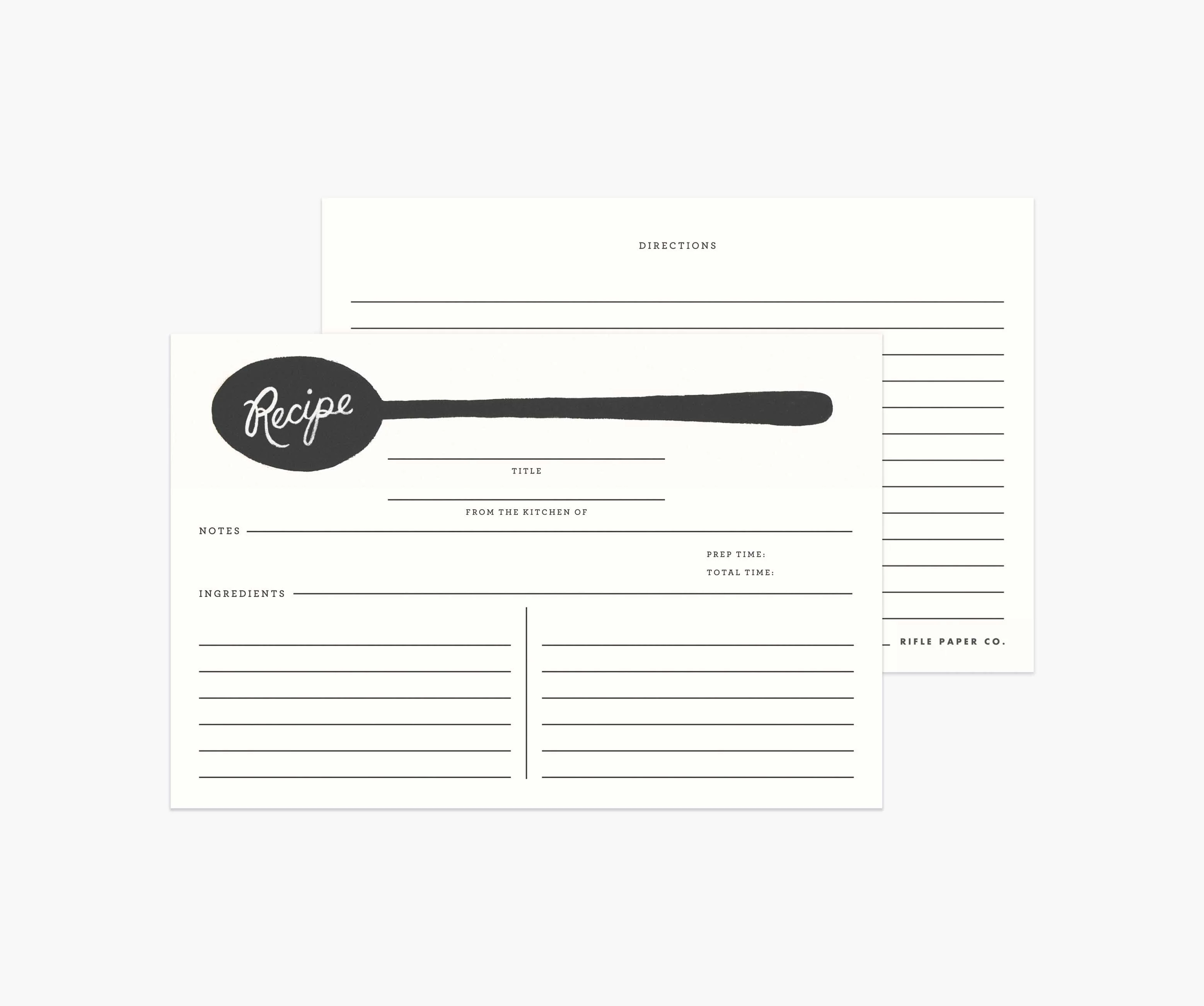 Recipe Cards - Charcoal Spoon - Image 3