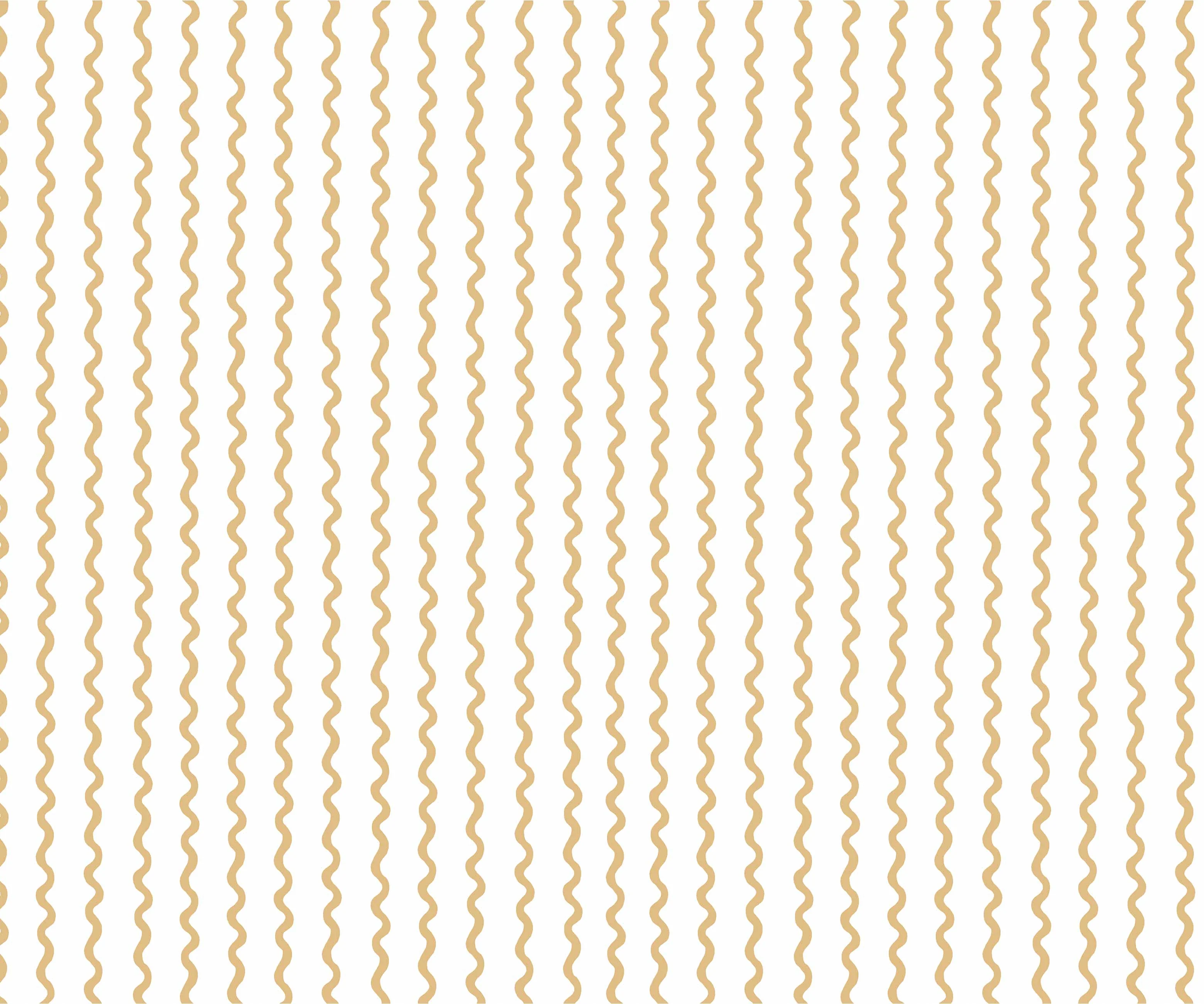 Rickrack Wallpaper - Metallic Gold - Image 3