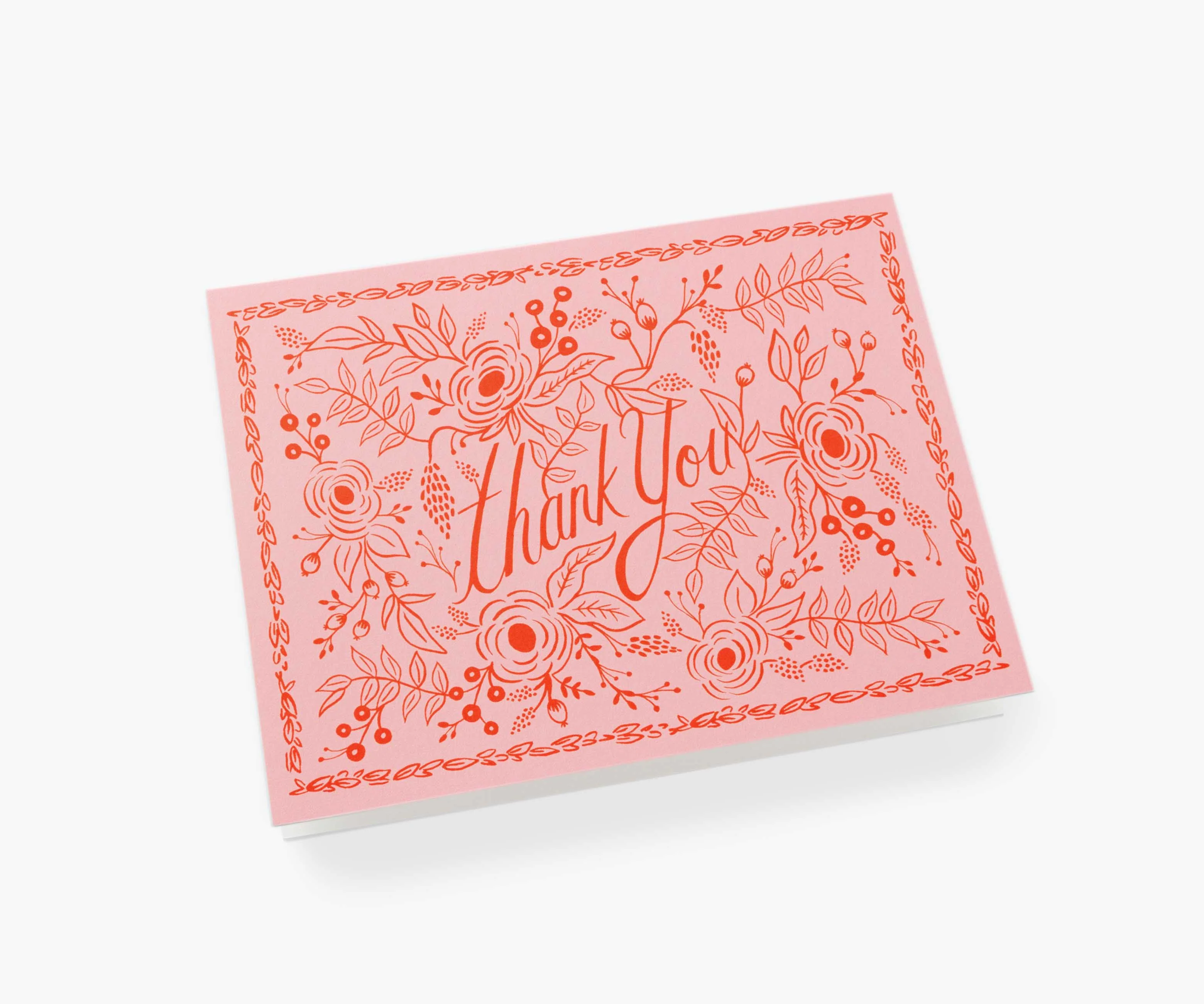Rosé Thank You Card - Single Card - Image 2