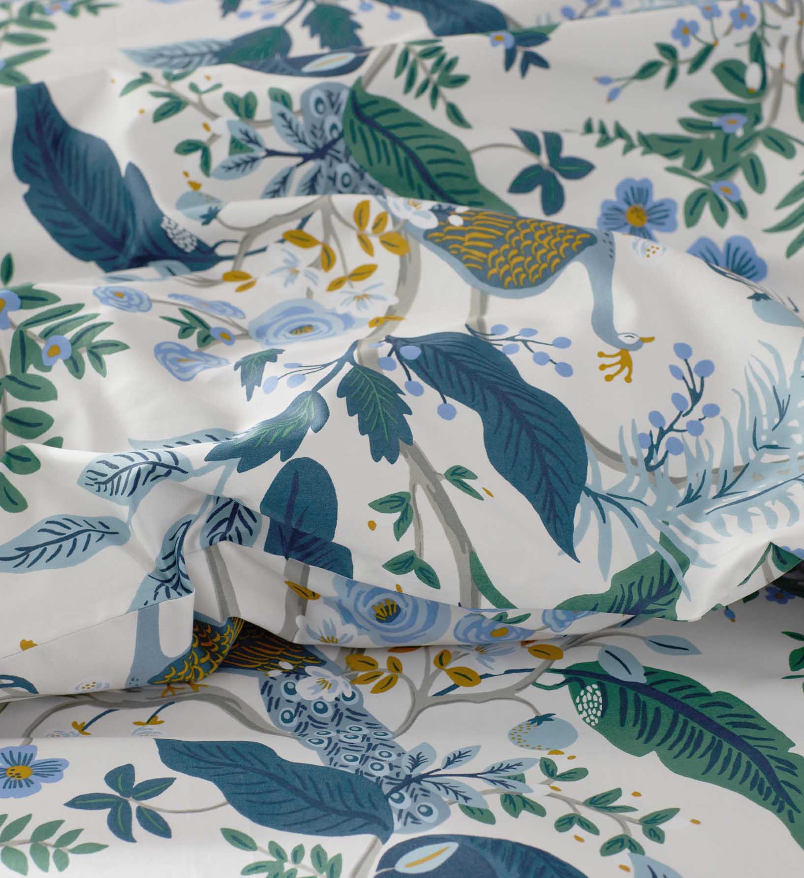 Sateen Comforter - Peacock Ivory - Image 3