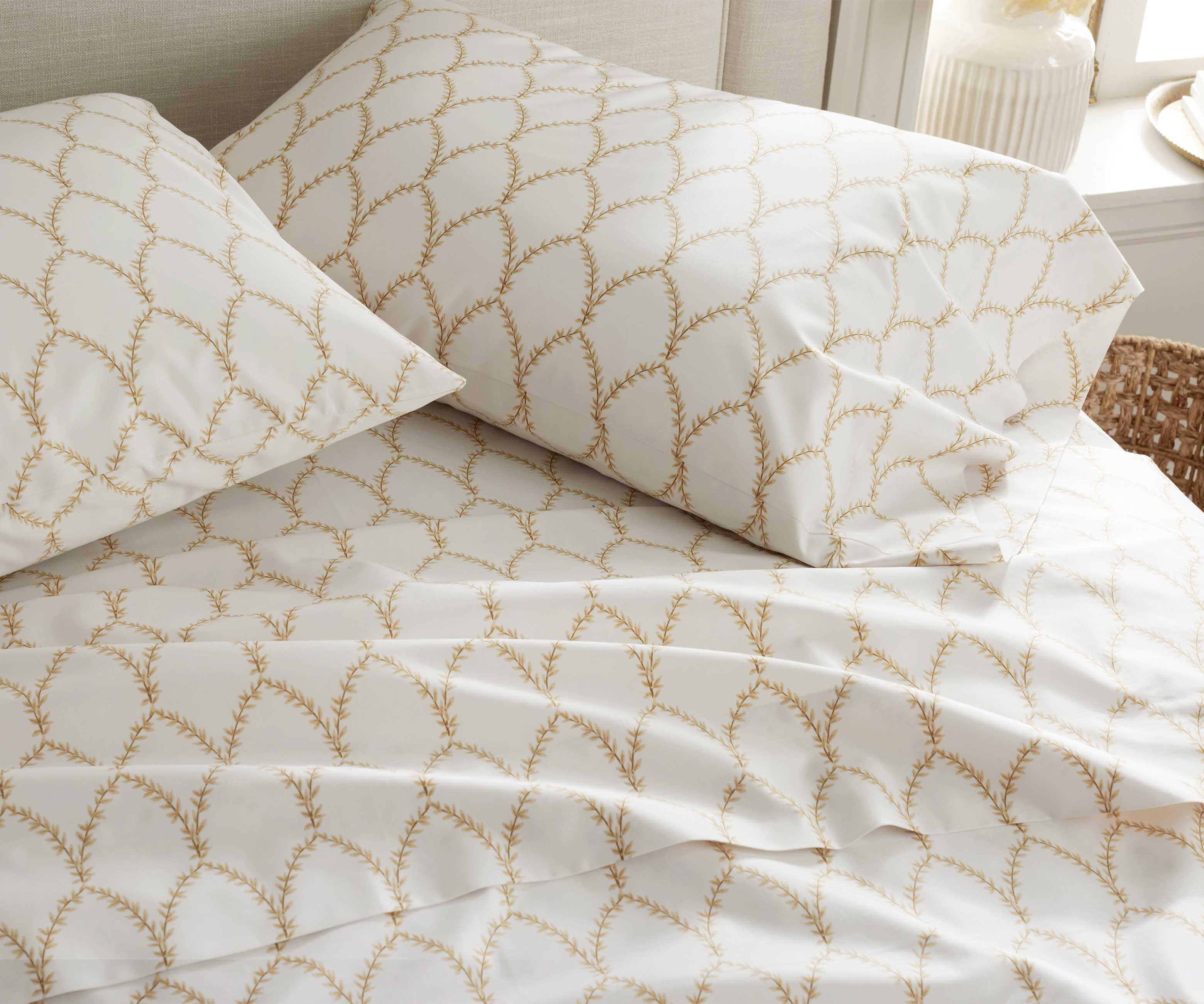 Sateen Flat Sheet - Laurel Metallic Gold - Image 14