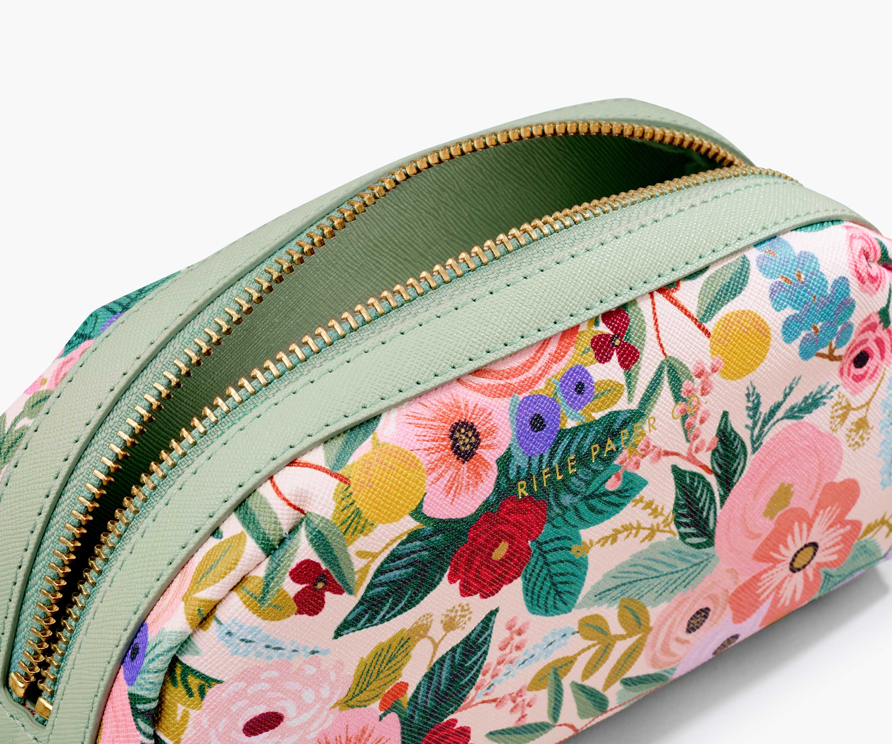 Small Cosmetic Pouch - Garden Party - Image 3
