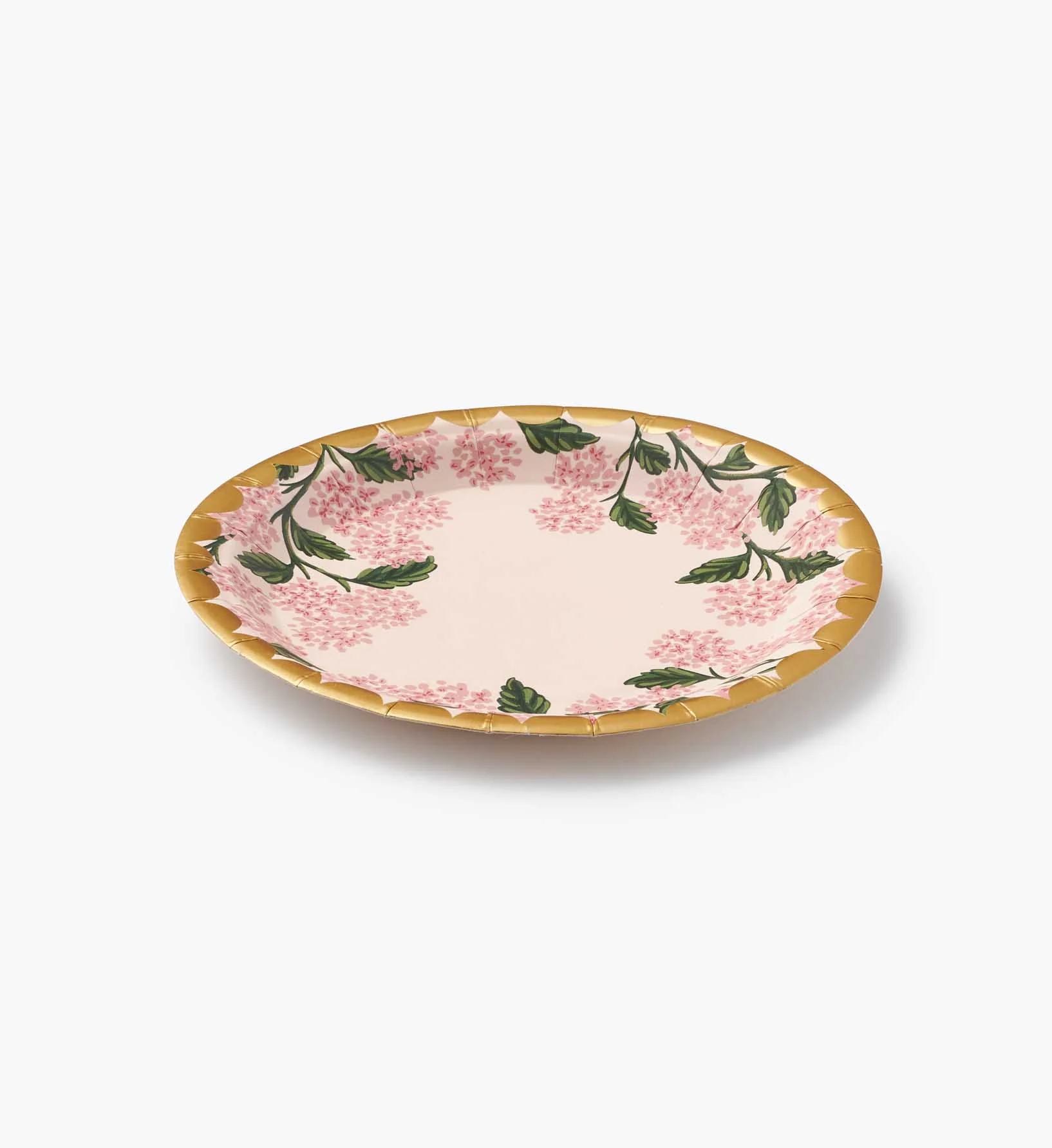 Small Paper Plates - Pink Hydrangea - Image 3