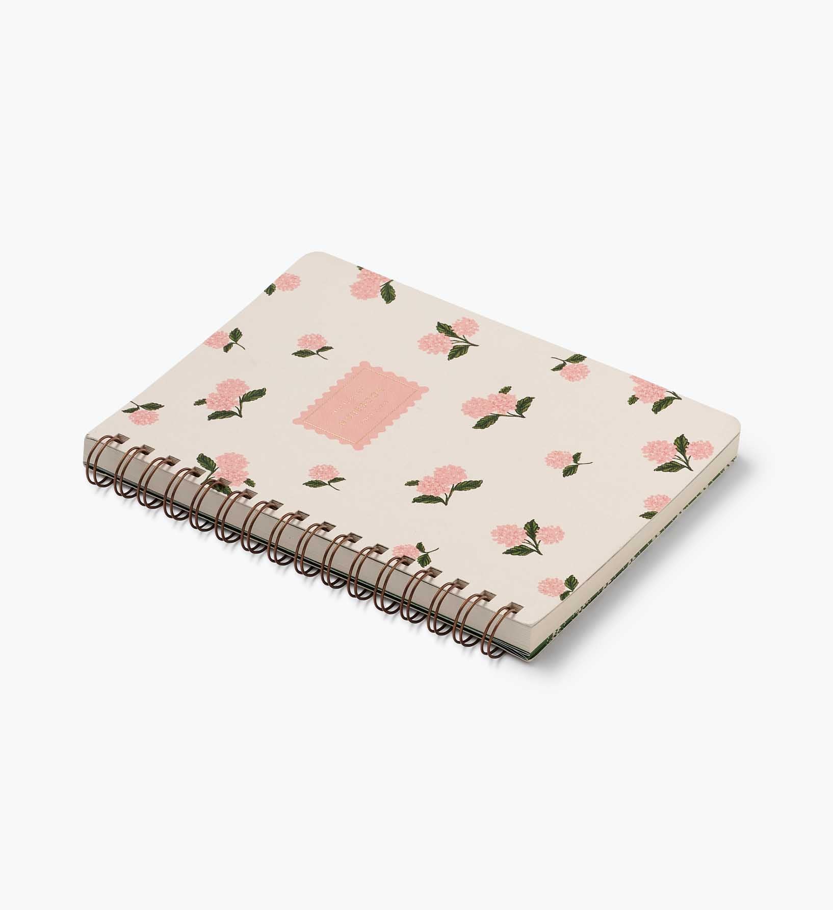 Spiral Notebook - Pink Hydrangea - Image 6