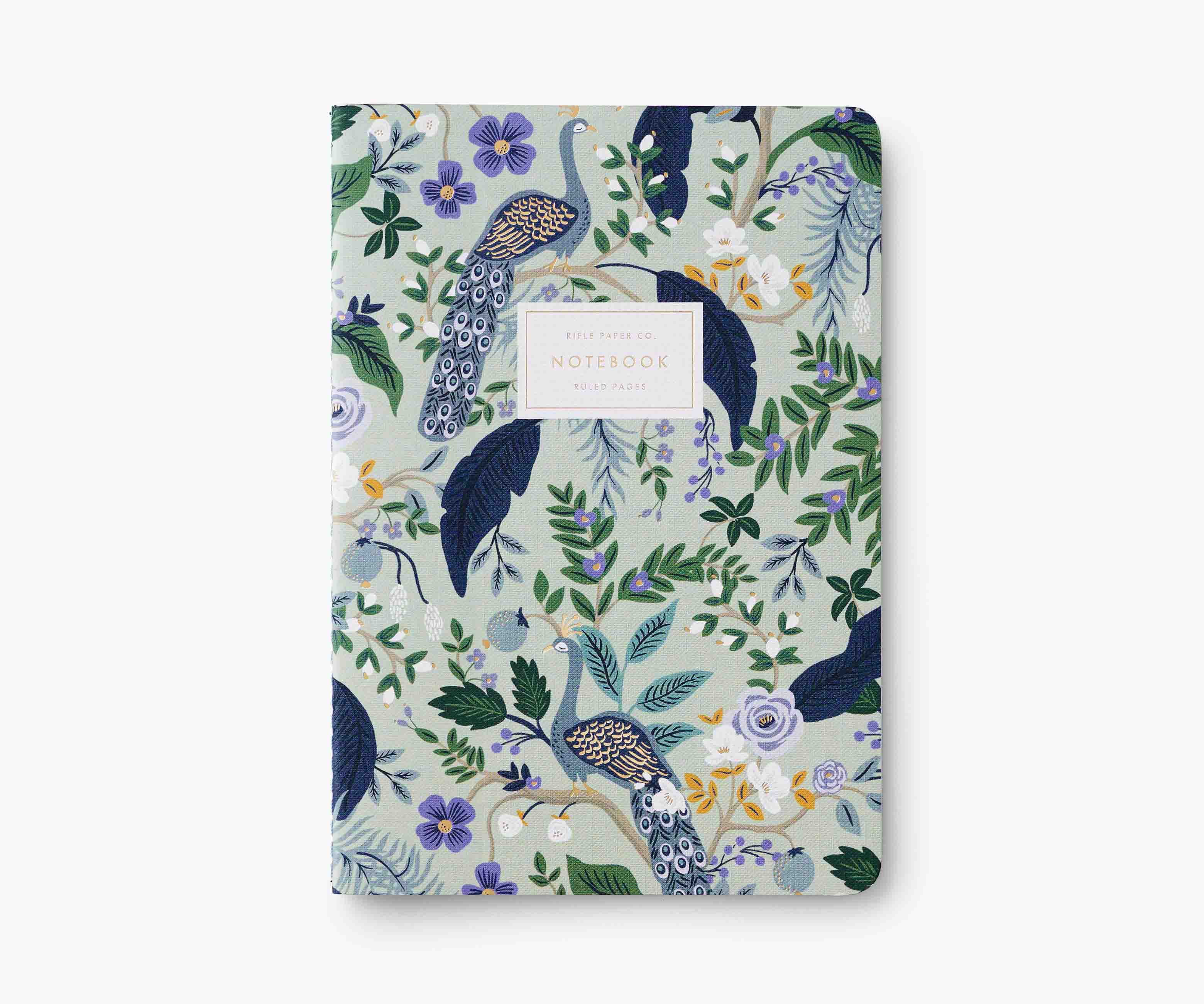 Stitched Notebook Set - Peacock - Image 3