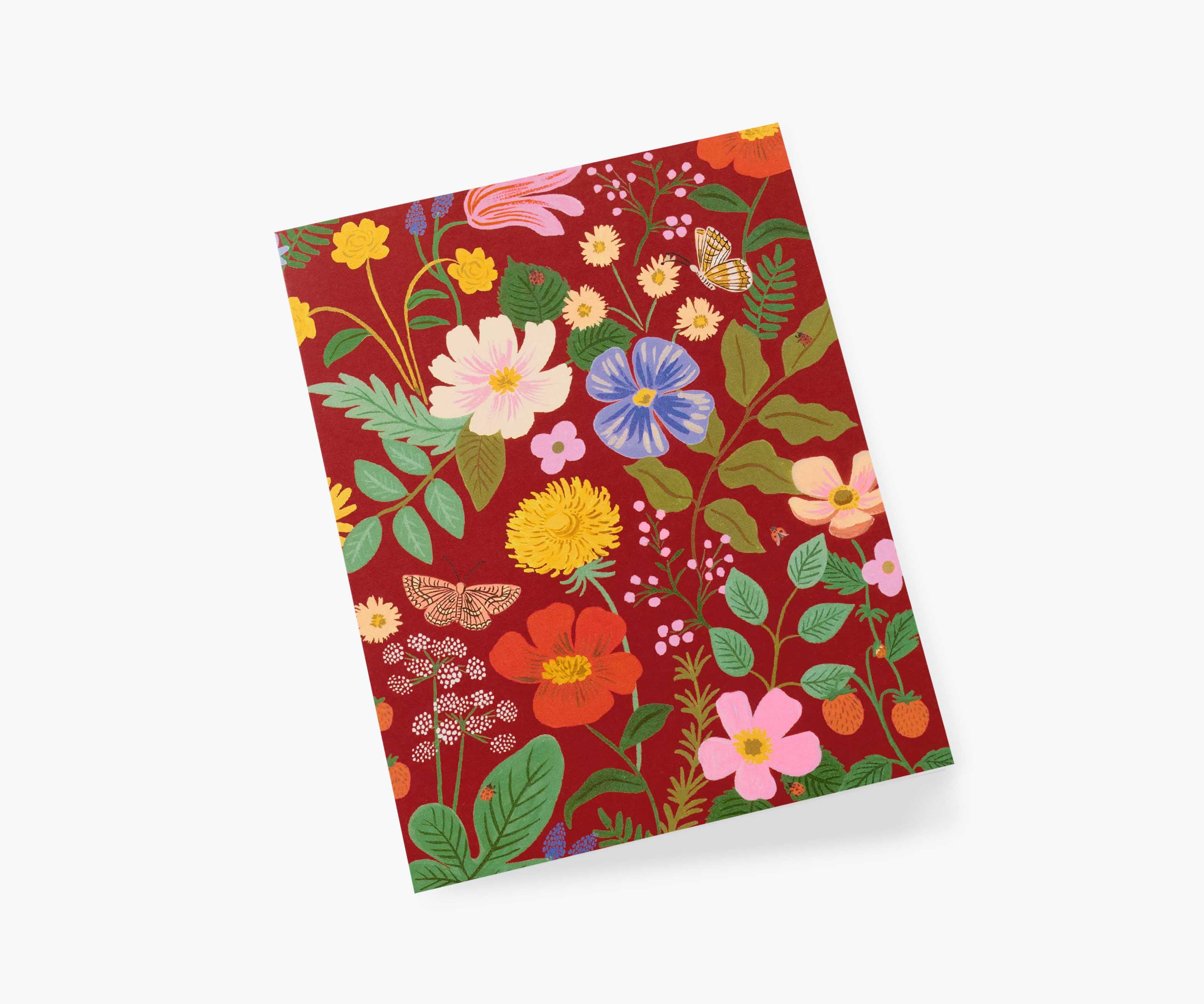 Strawberry Fields Red Everyday Card - Single Card - Image 2