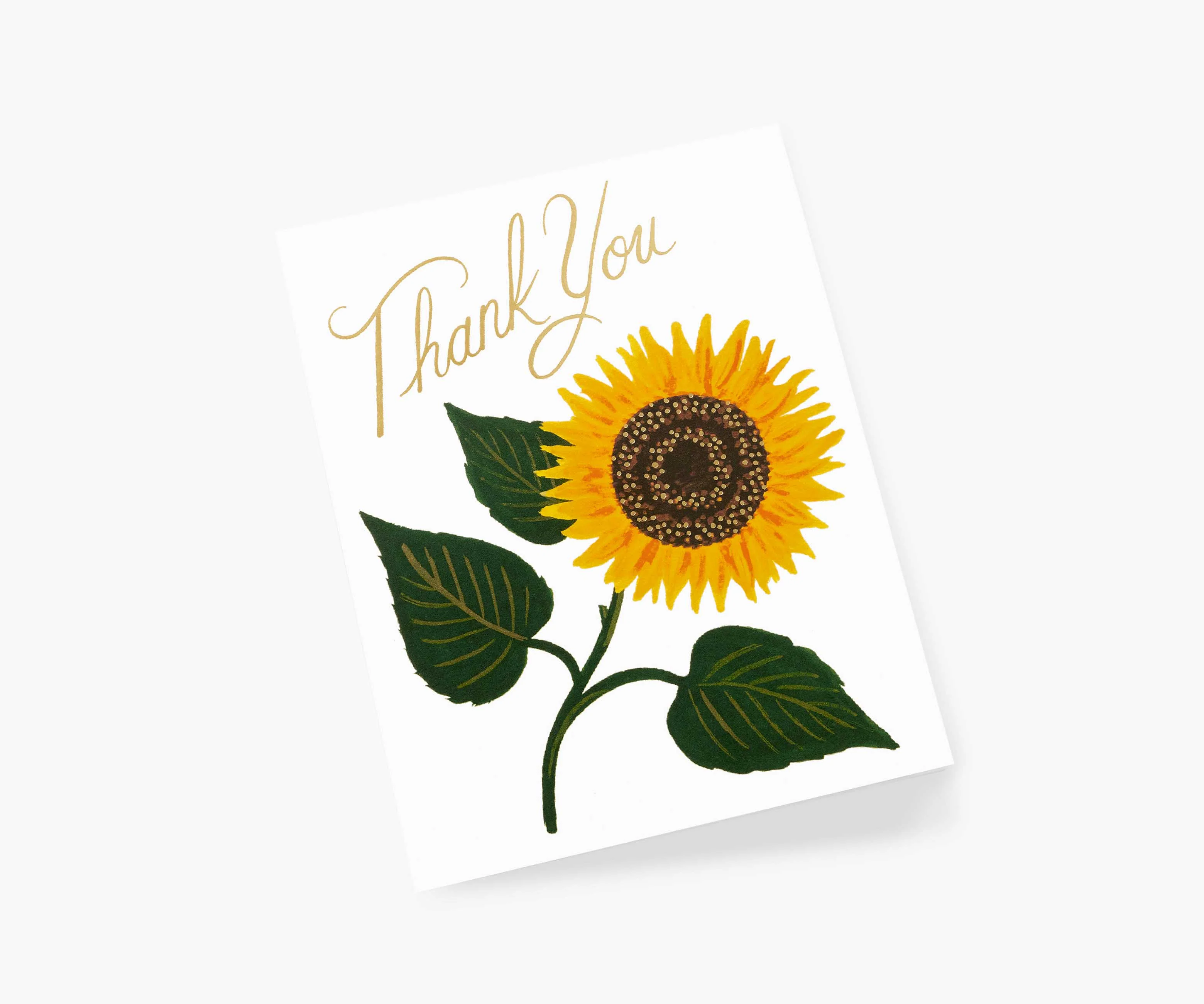 Sunflower Thank You Card - Single Card - Image 2