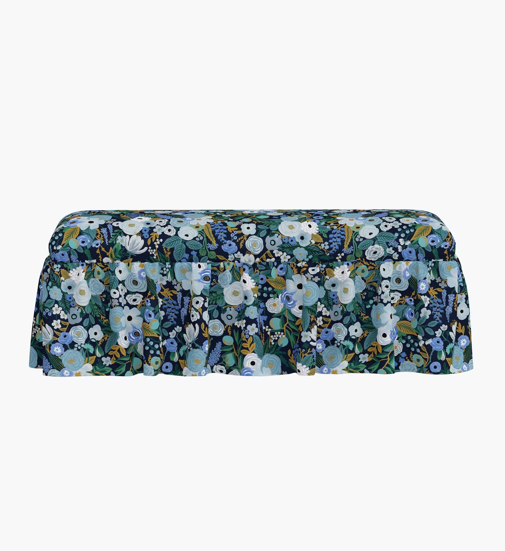 Surrey Dining Bench - Garden Party Blue - Image 3