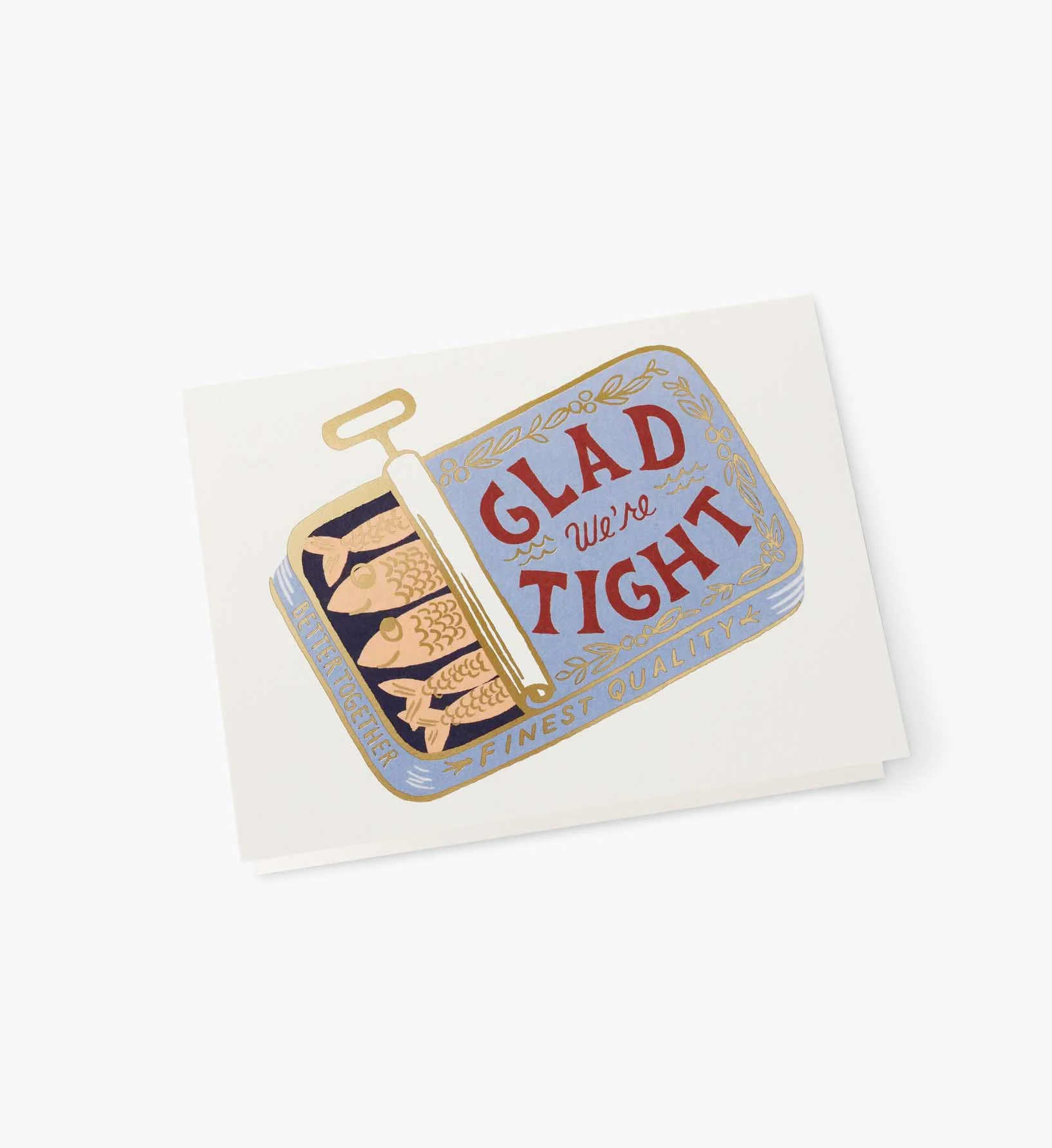 Tight as Sardines Love & Friendship Card - Single Card - Image 2