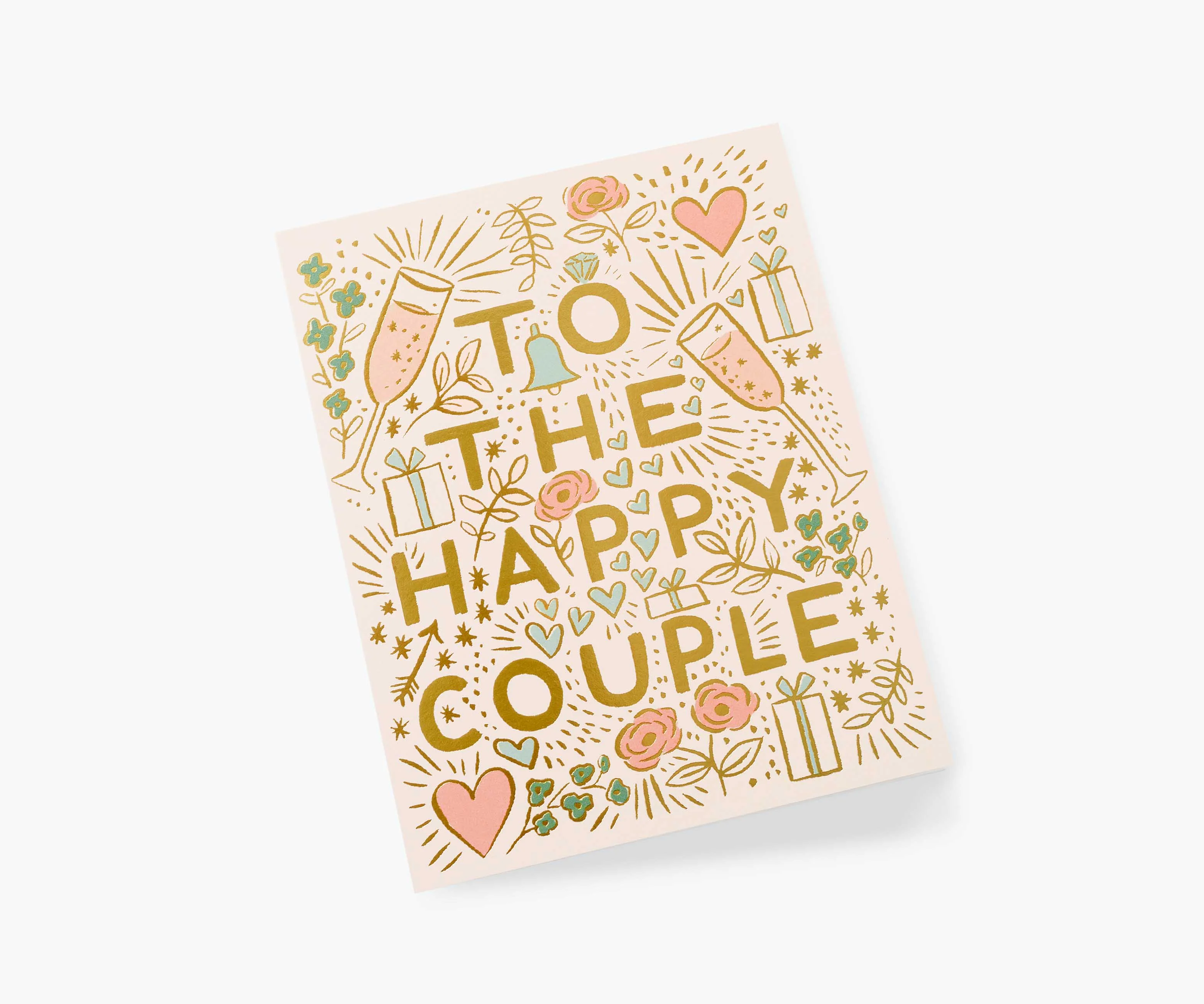 To the Happy Couple Wedding Card - Single Card - Image 2