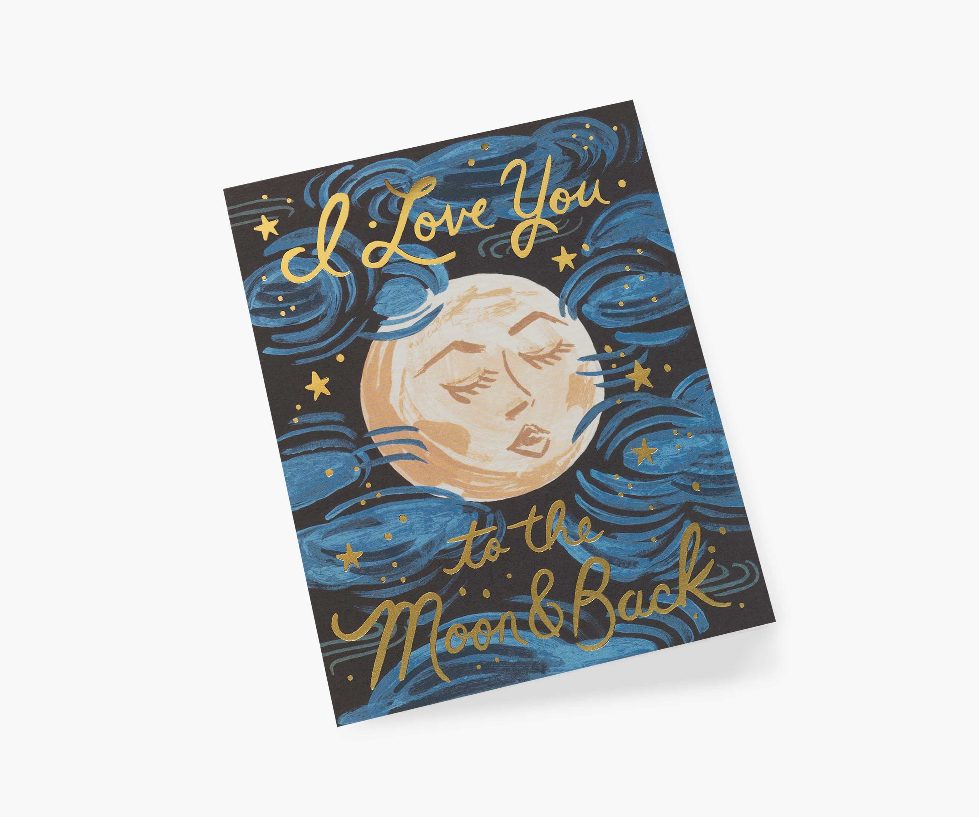 To the Moon and Back Love & Friendship Card - Single Card - Image 2