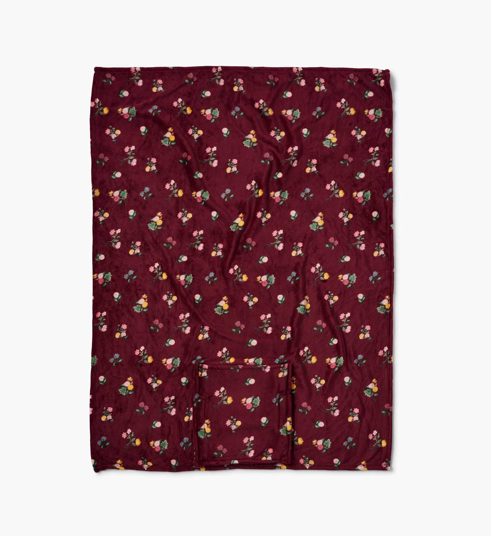 Travel Fleece Blanket - Ditsy Dahlia - Image 5