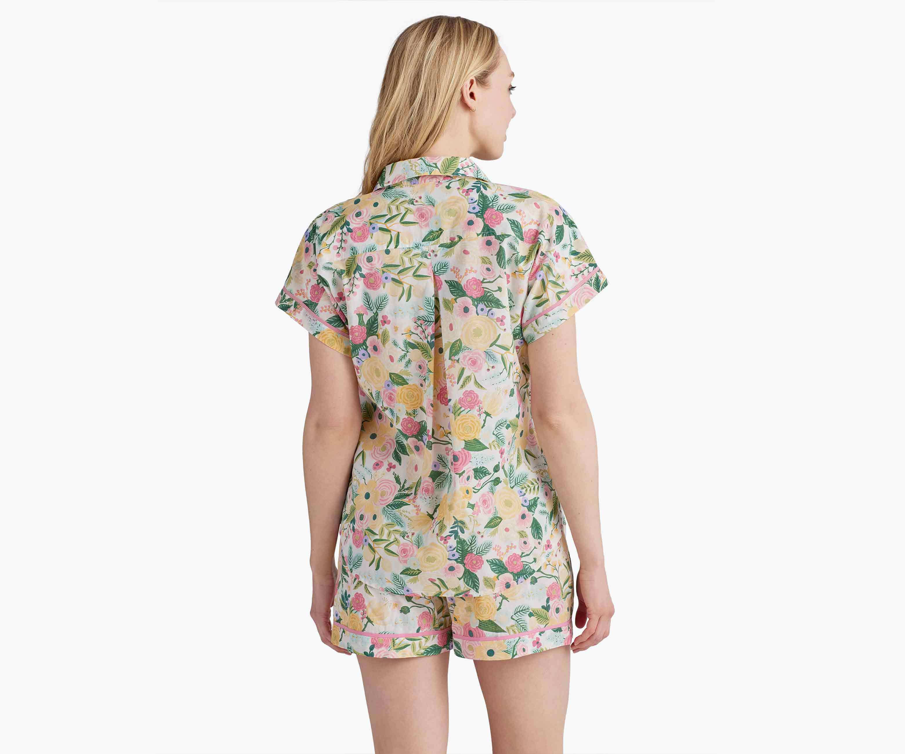 Voile Button Front Short Set - Garden Party - Image 6