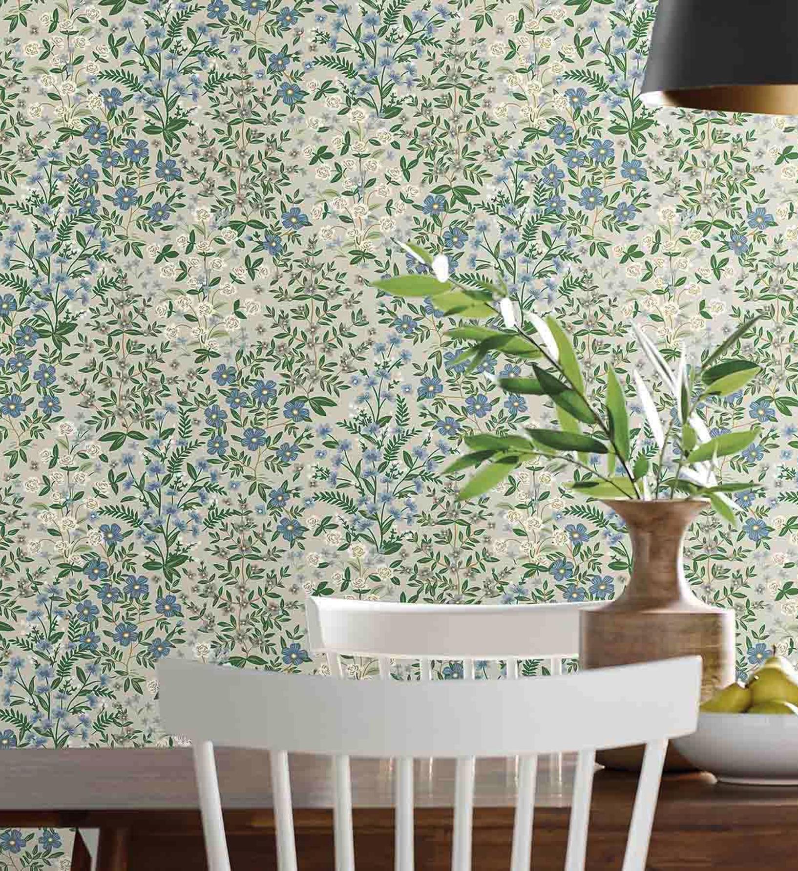 Wildwood Garden Wallpaper - Linen - Image 2