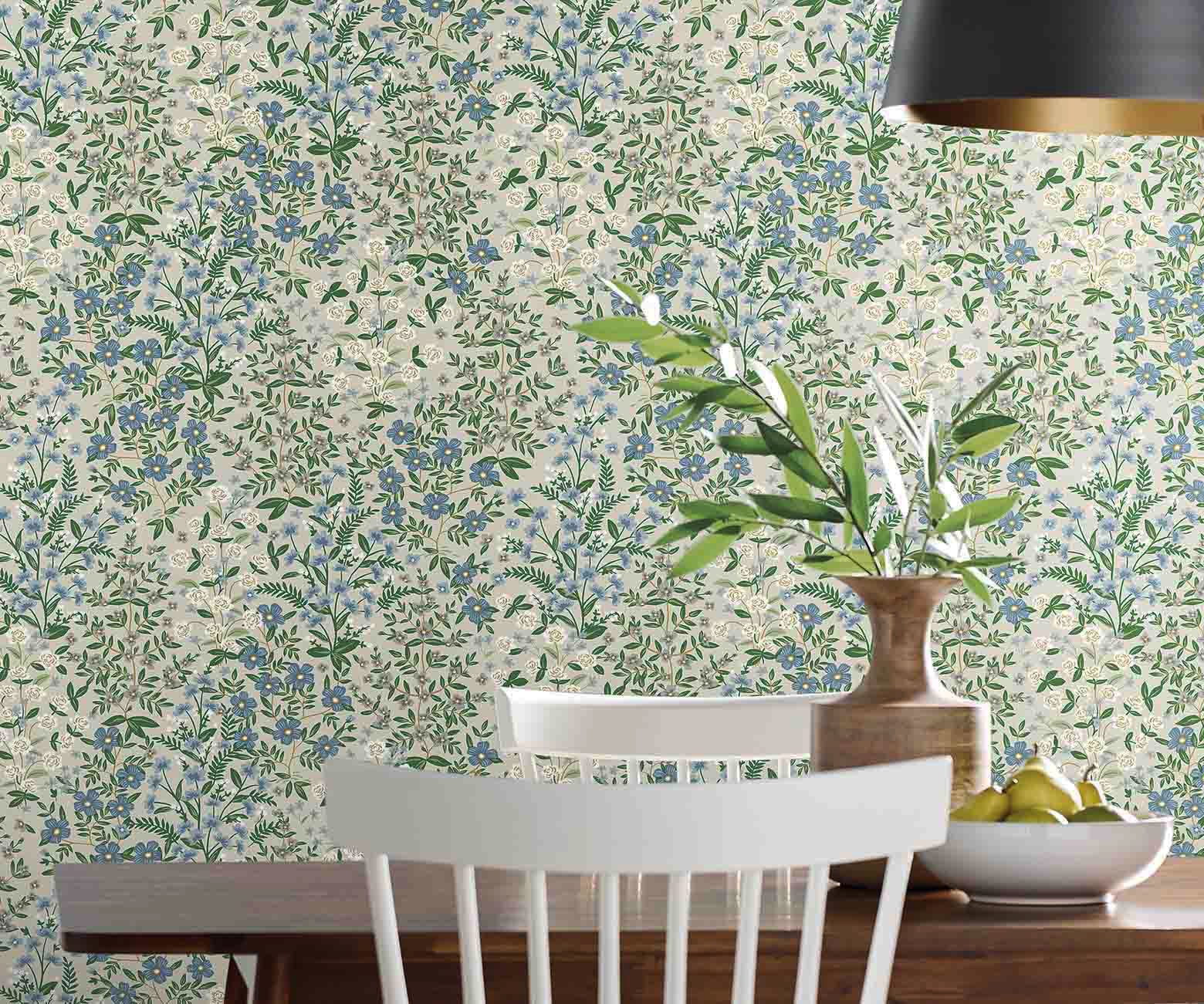 Wildwood Garden Wallpaper Sample - Linen - Image 3