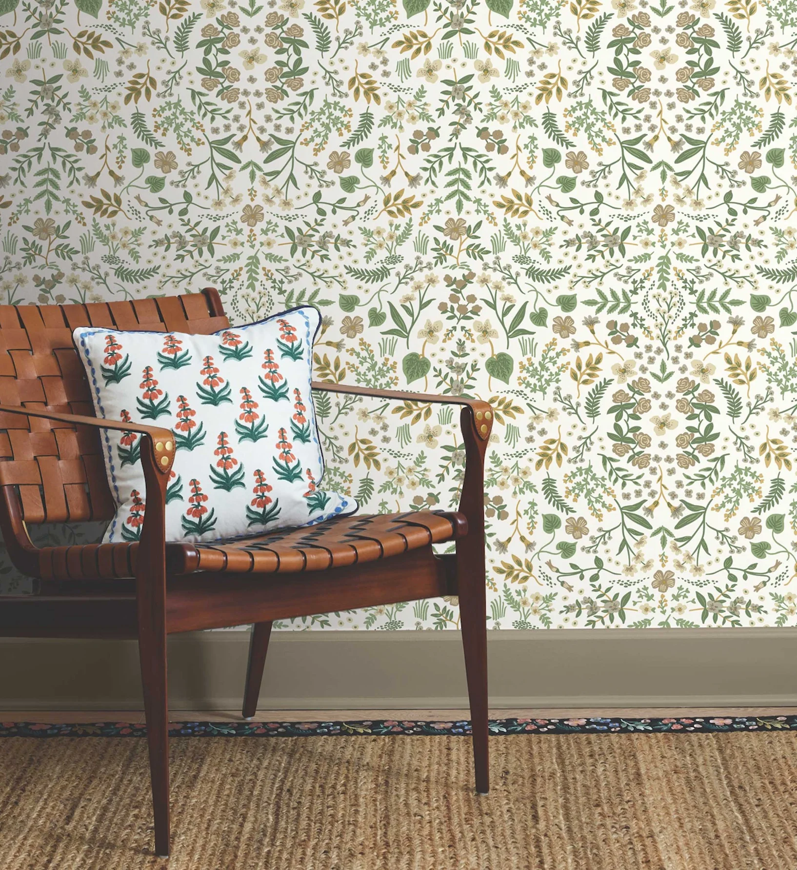 Wildwood Peel & Stick Wallpaper - Linen Multi - Image 2
