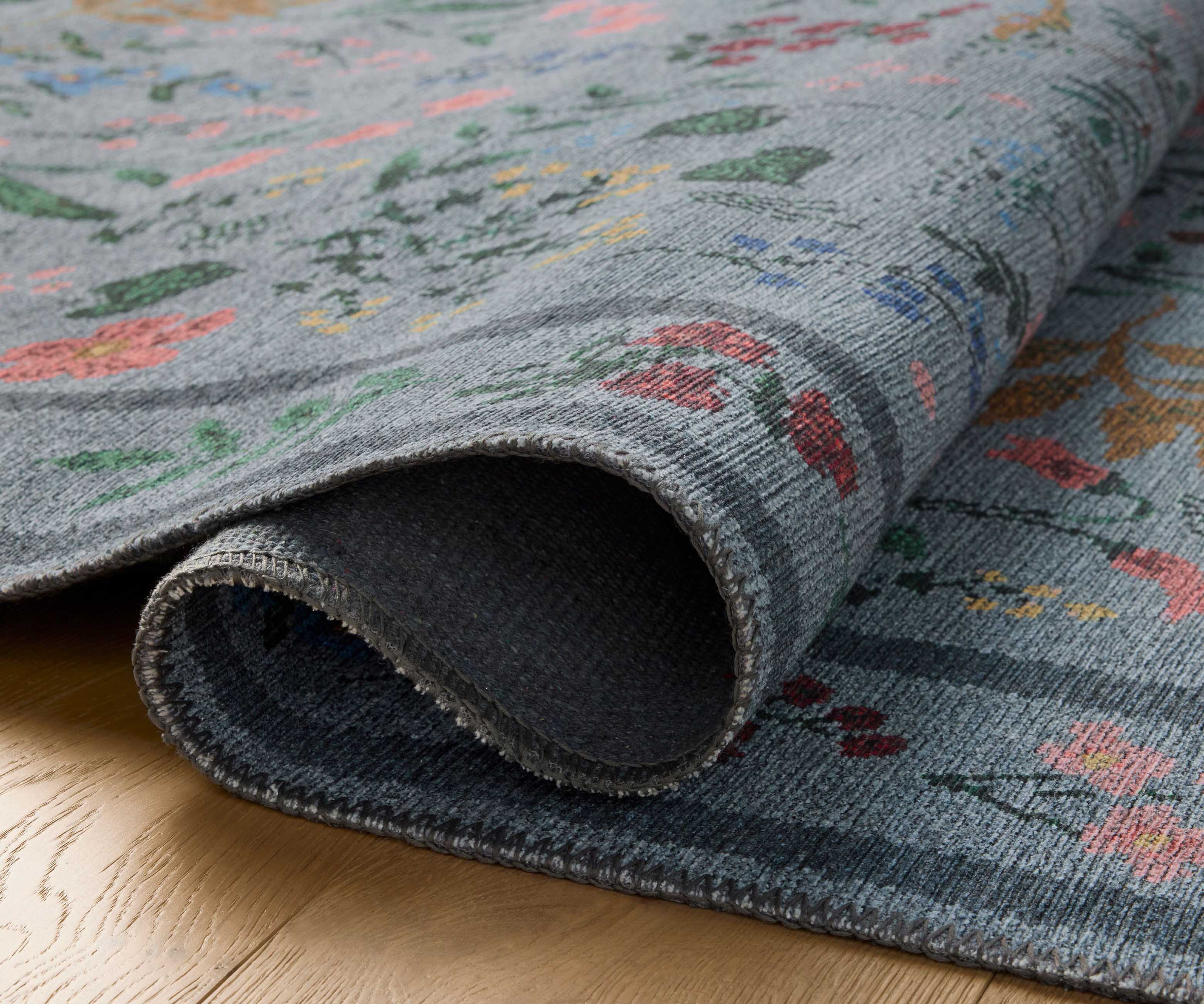 Wildwood Printed Rug - Wildwood Blue - Image 3