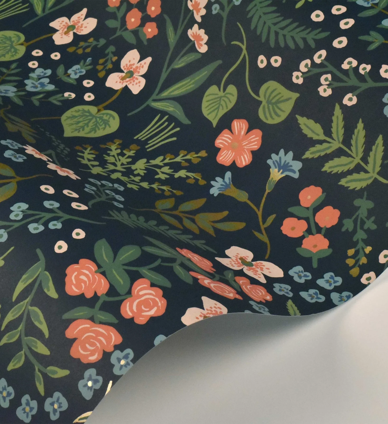Wildwood Wallpaper - Navy - Image 3