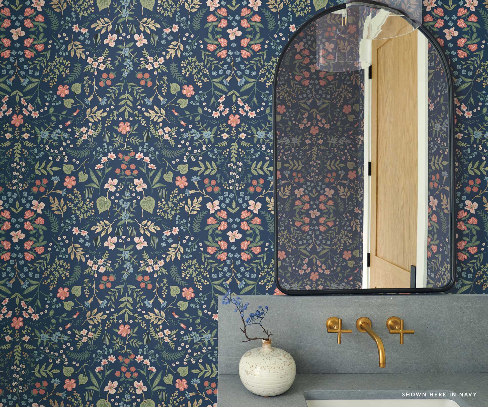 Wildwood Wallpaper Sample - Hunter - Image 3