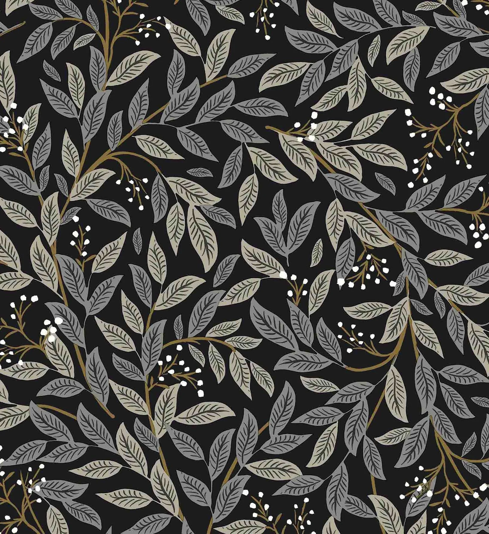 Willowberry Peel & Stick Wallpaper - Black - Image 3