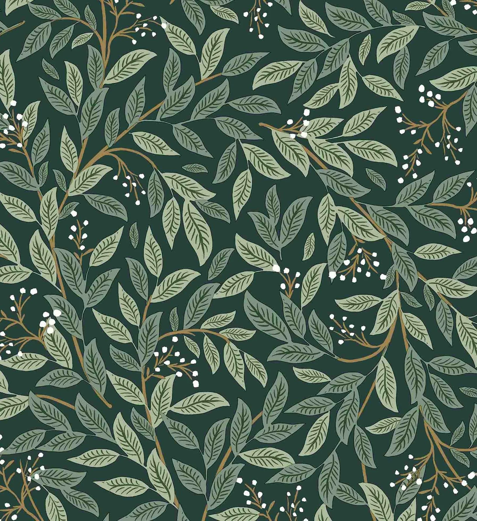 Willowberry Peel & Stick Wallpaper - Emerald - Image 3