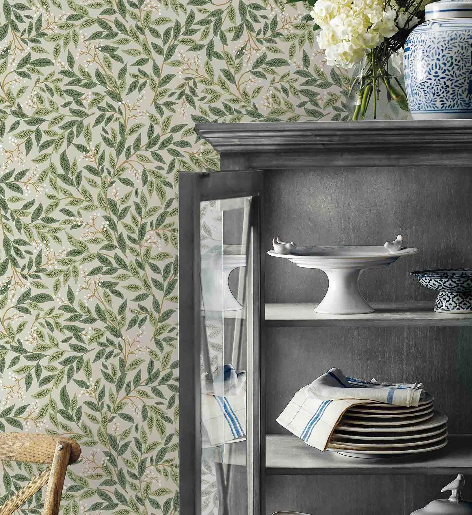 Willowberry Peel & Stick Wallpaper - Linen - Image 2