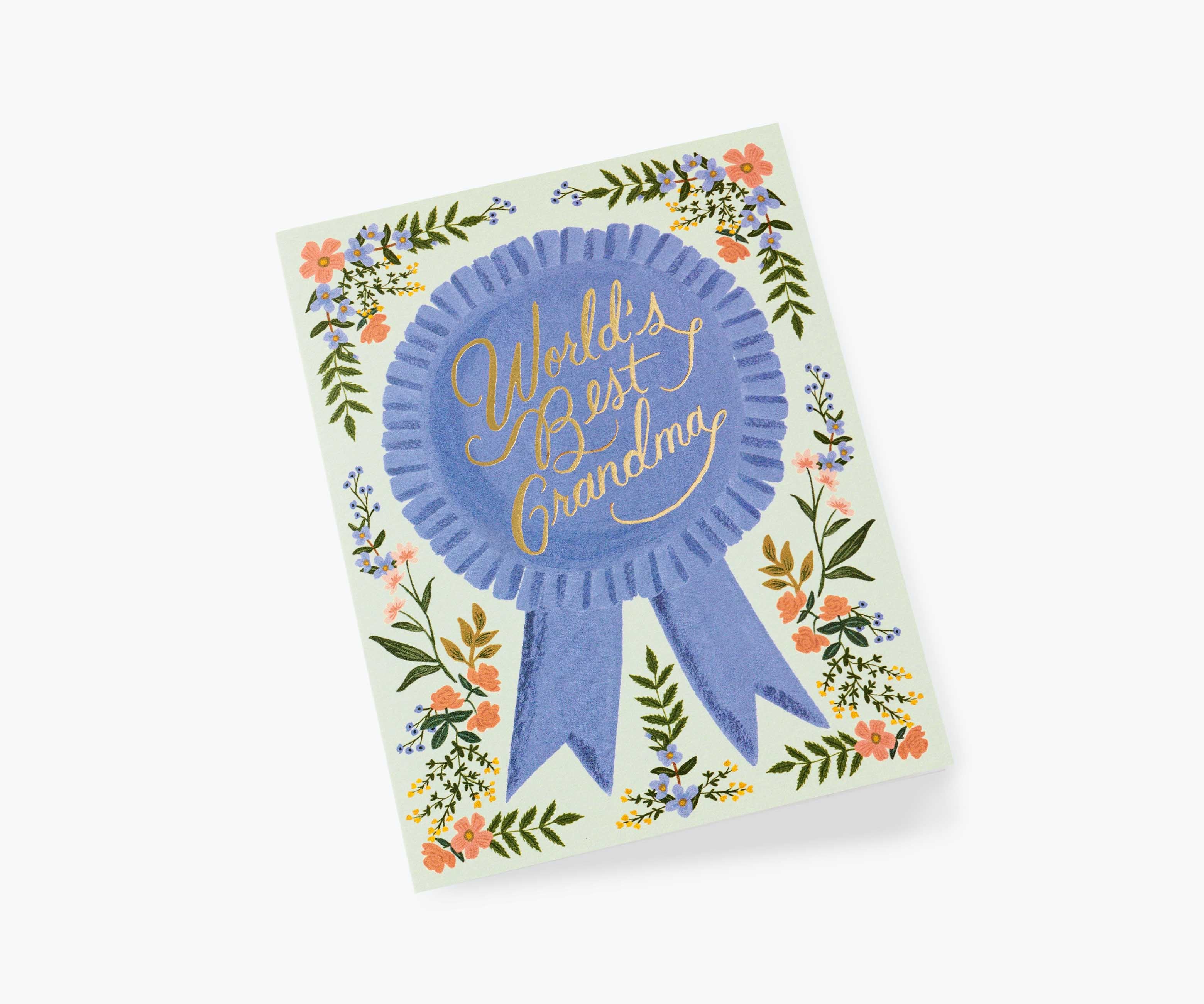 World's Best Grandma Mother's Day Card - Single Card - Image 2