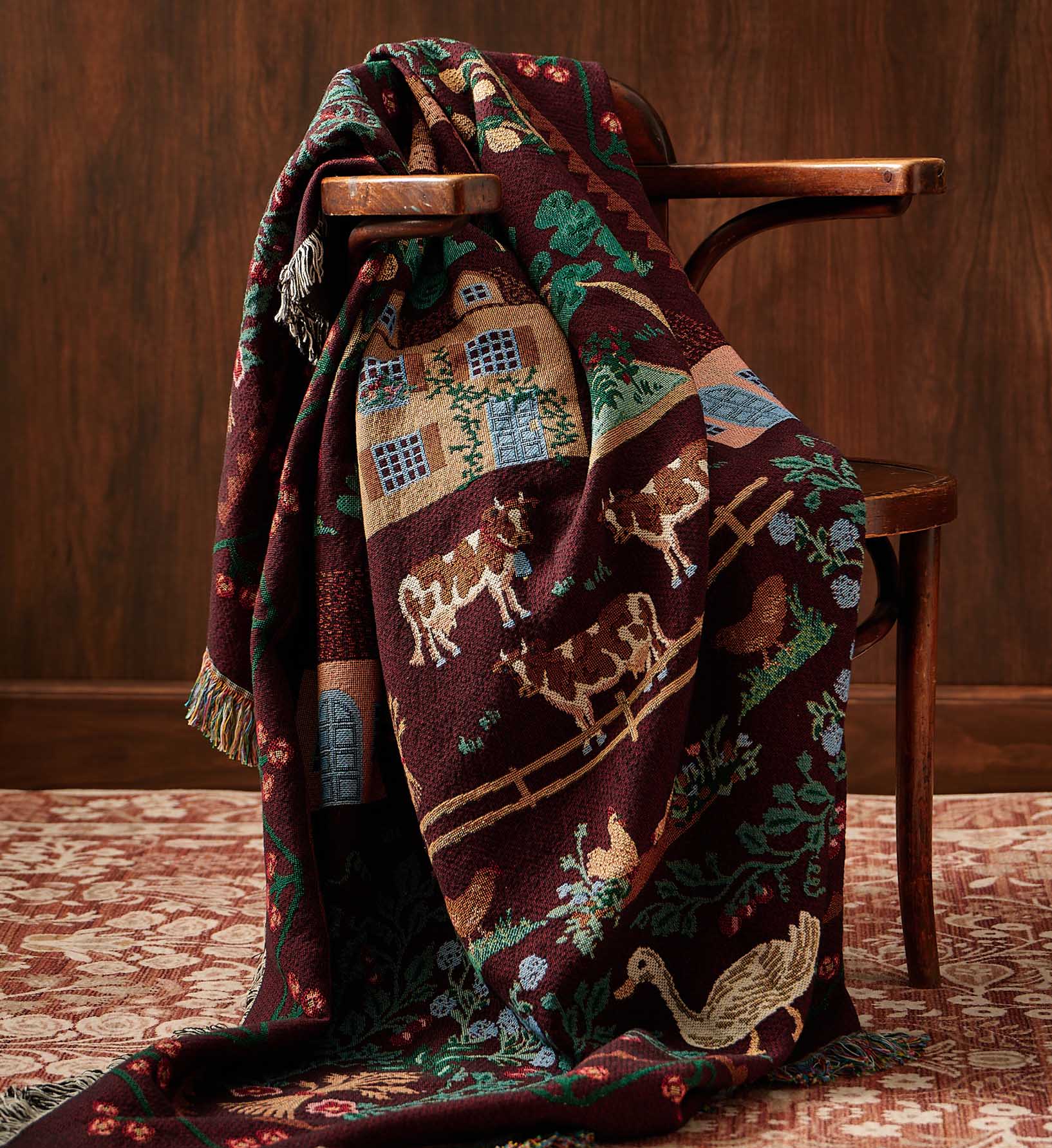 Woven Blanket - Country Farm - Image 2