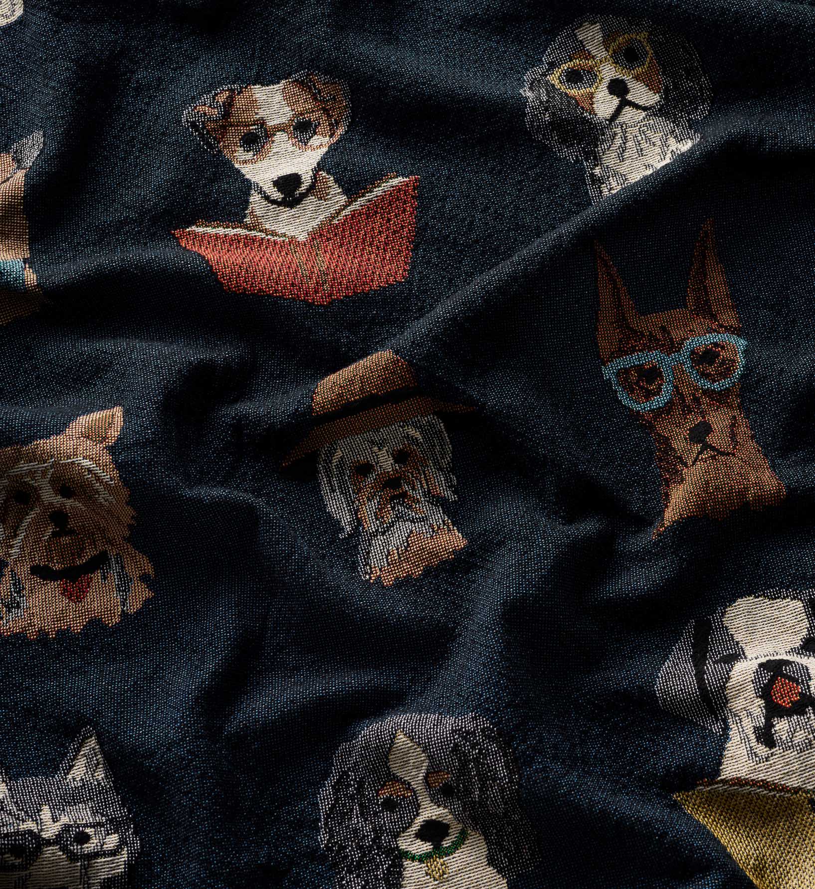 Woven Blanket - Studious Dogs - Image 2