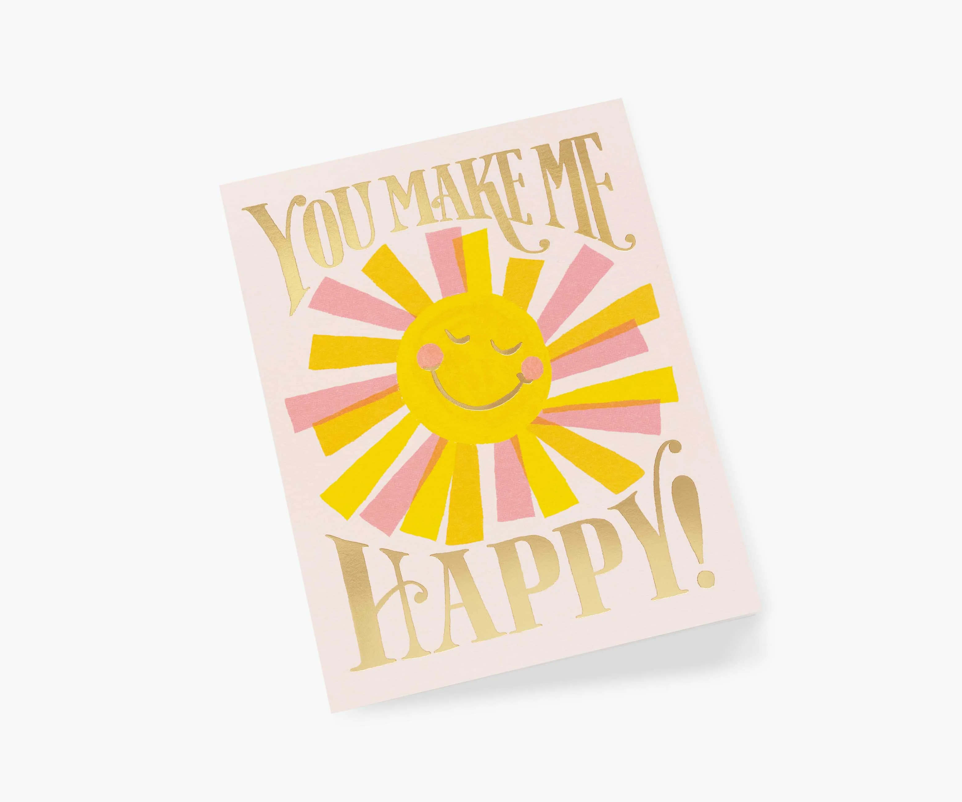 You Make Me Happy Love & Friendship Card - Single Card - Image 2