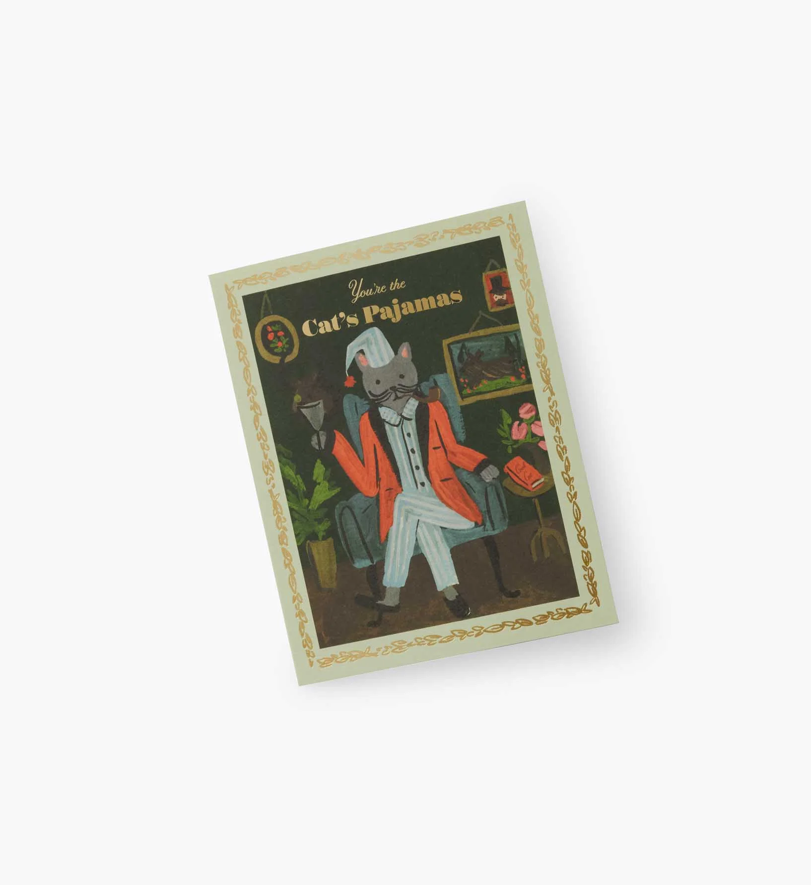 You're the Cat's Pajamas Love & Friendship Card - Single Card - Image 2